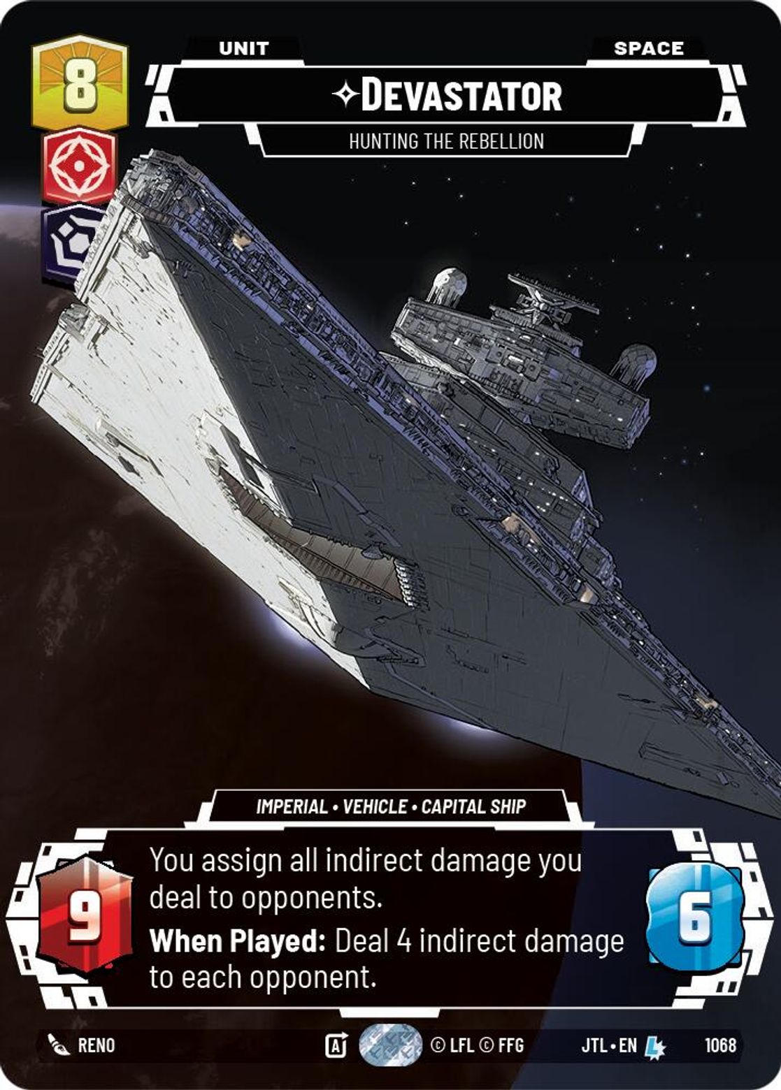 Devastator, Hunting the Rebellion — Jump To Lightspeed 1068
