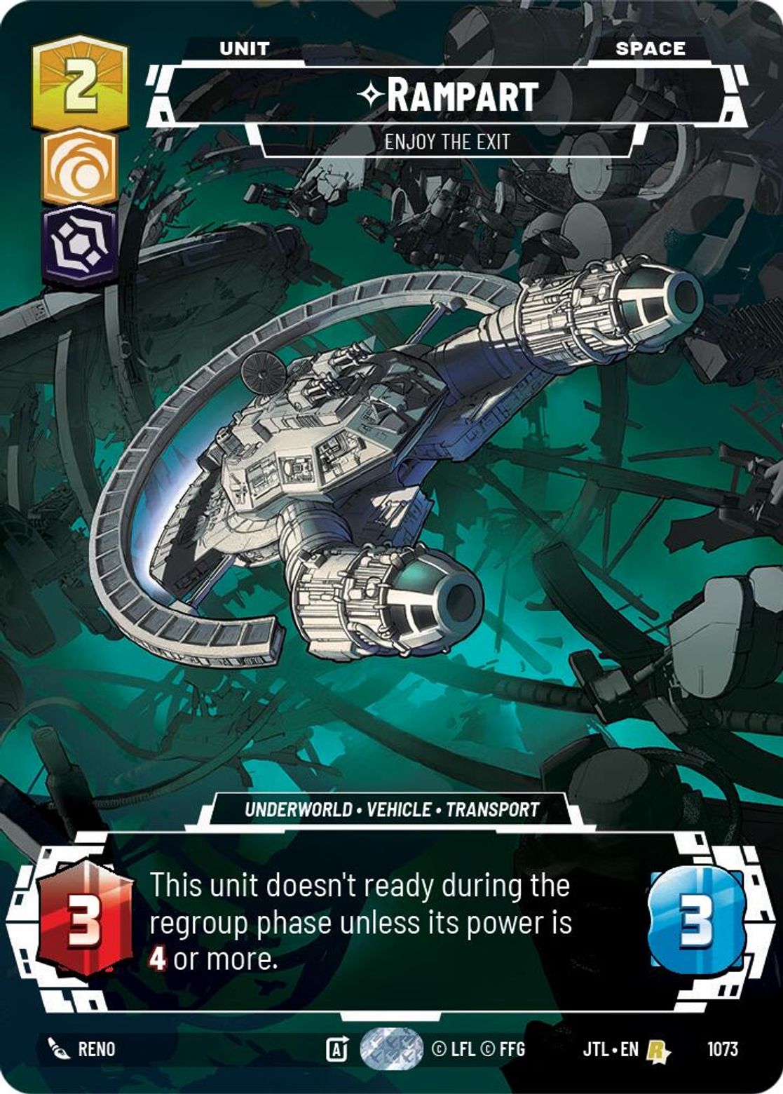 Rampart, Enjoy the Exit — Jump To Lightspeed 1073