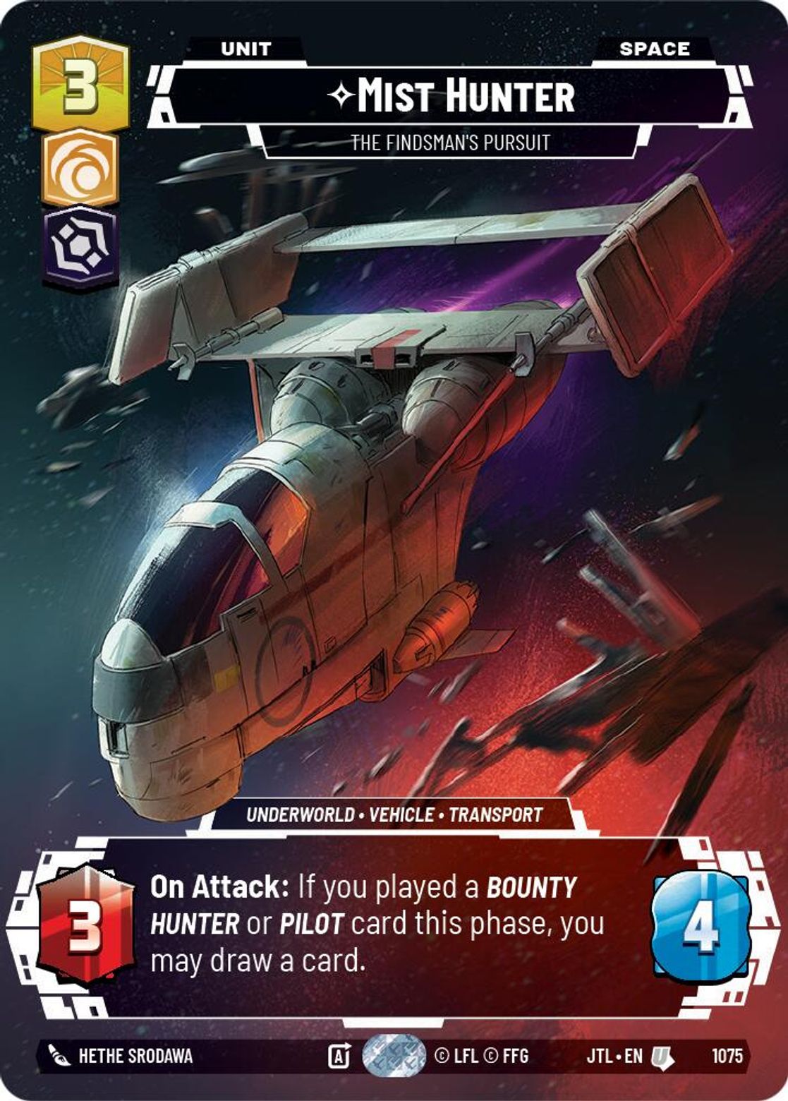Mist Hunter, The Findsman's Pursuit — Jump To Lightspeed 1075