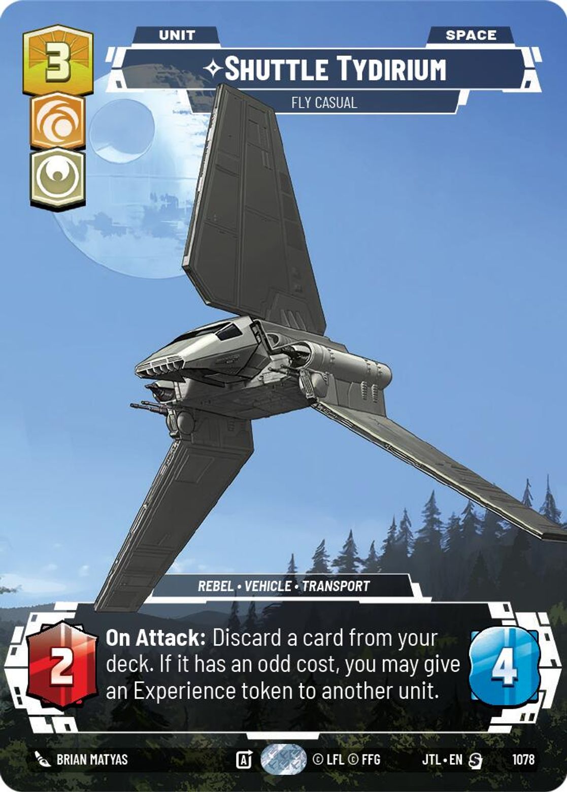 Shuttle Tydirium, Fly Casual — Jump To Lightspeed 1078