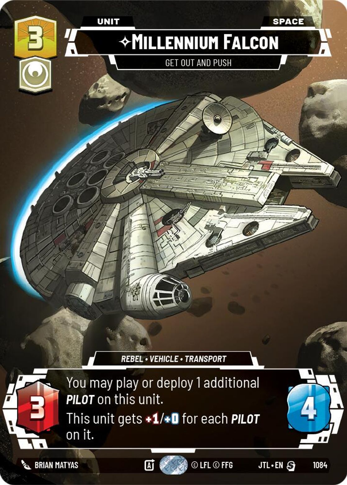 Millennium Falcon, Get Out And Push — Jump To Lightspeed 1084