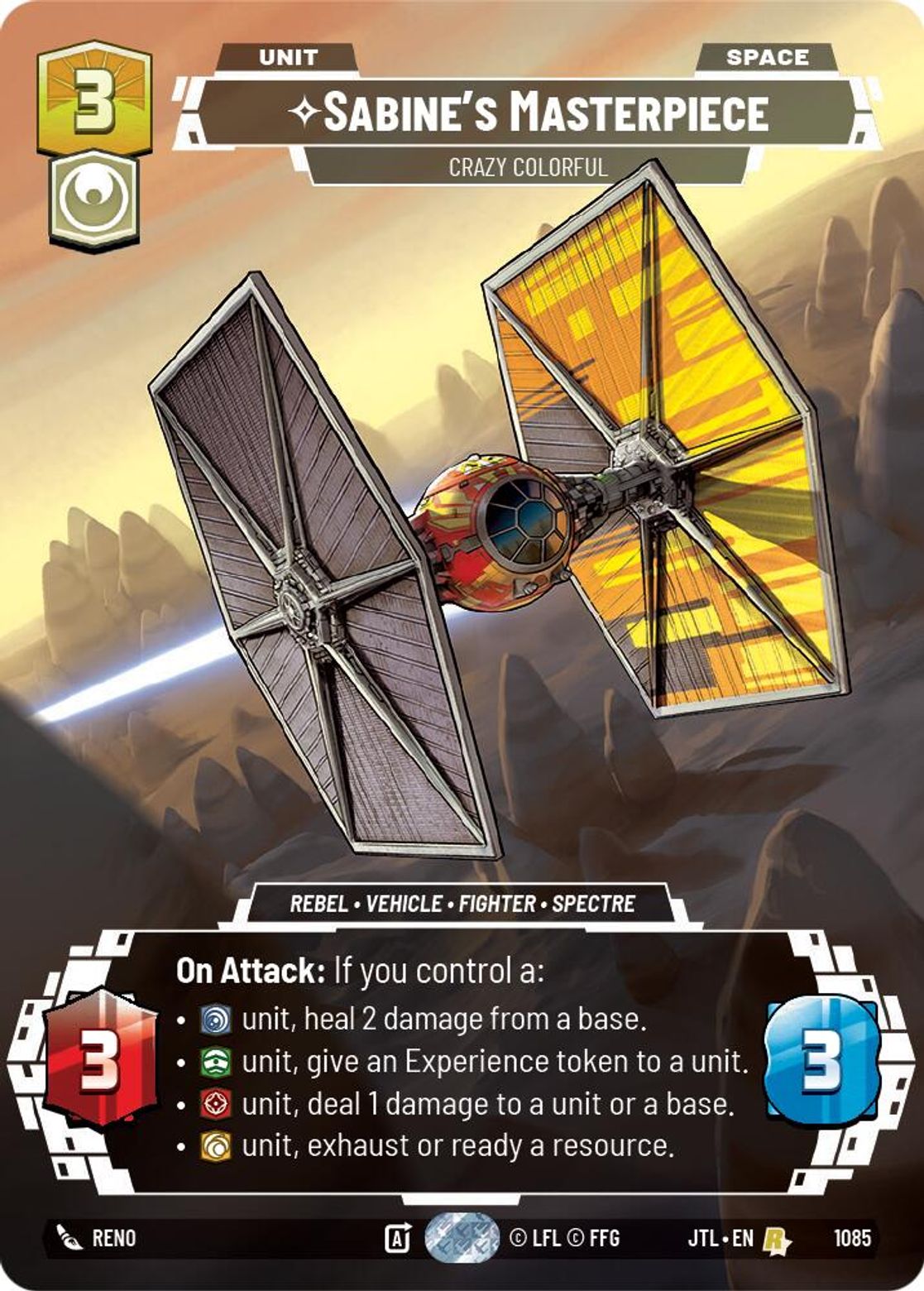 Sabine's Masterpiece, Crazy Colorful — Jump To Lightspeed 1085