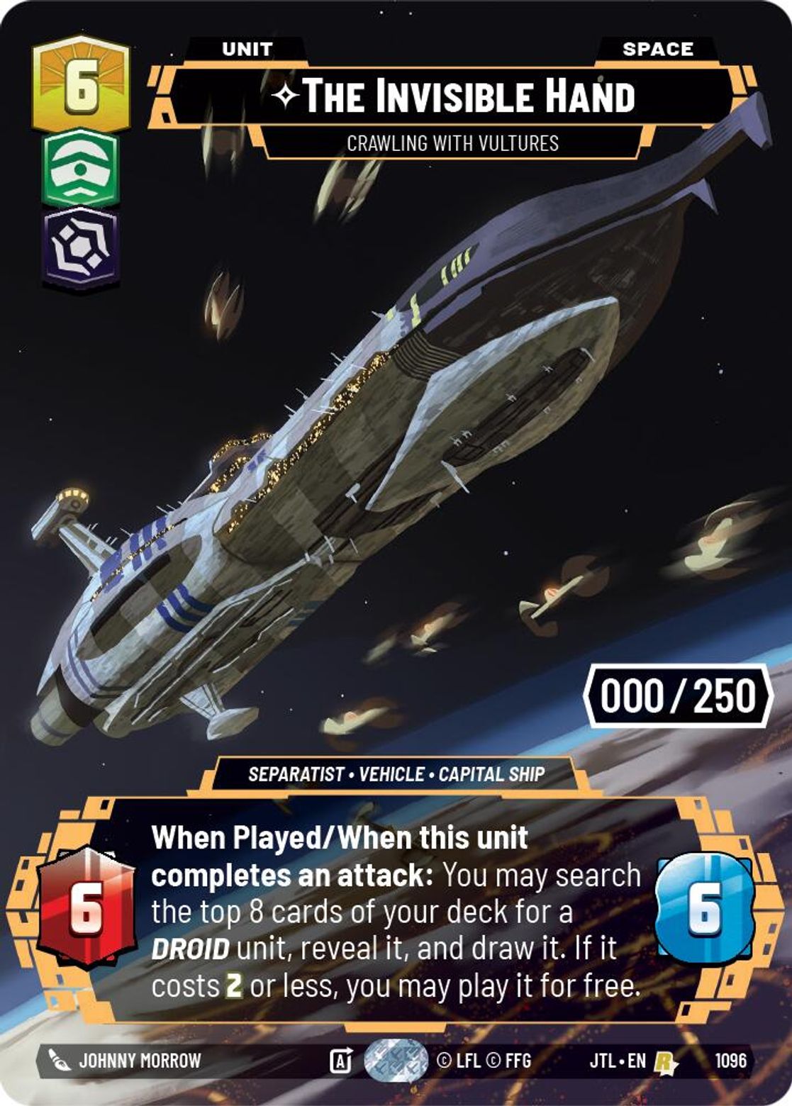 The Invisible Hand, Crawling With Vultures — Jump To Lightspeed 1096