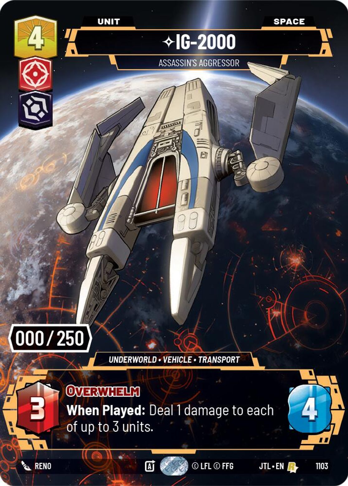 IG-2000, Assassin's Aggressor — Jump To Lightspeed 1103