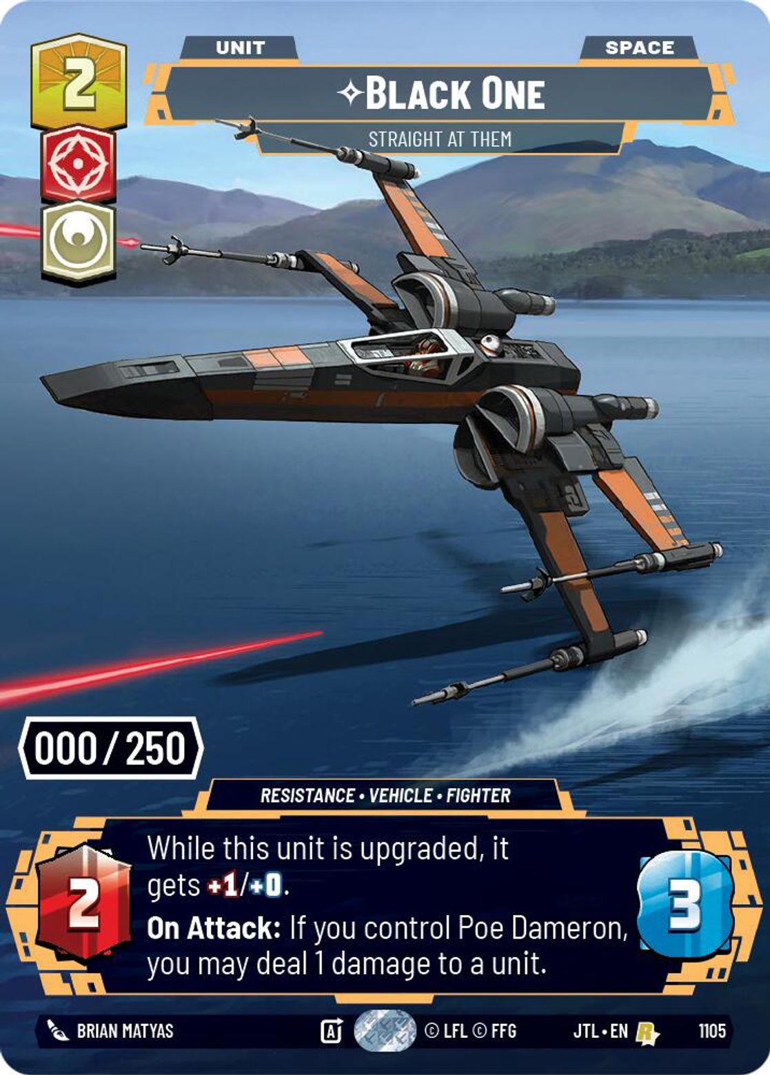 Black One, Straight At Them — Jump To Lightspeed 1105