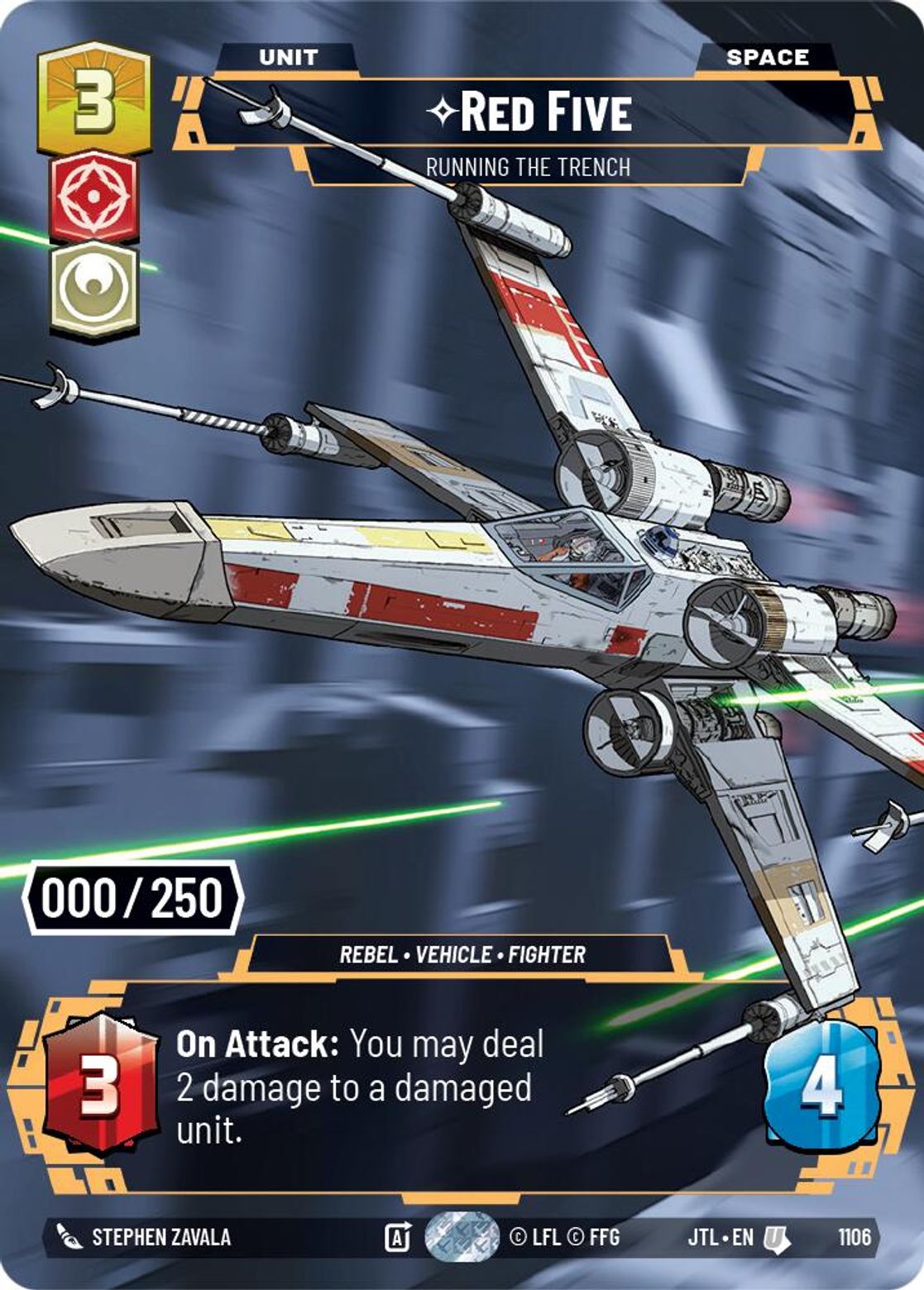 Red Five, Running the Trench — Jump To Lightspeed 1106