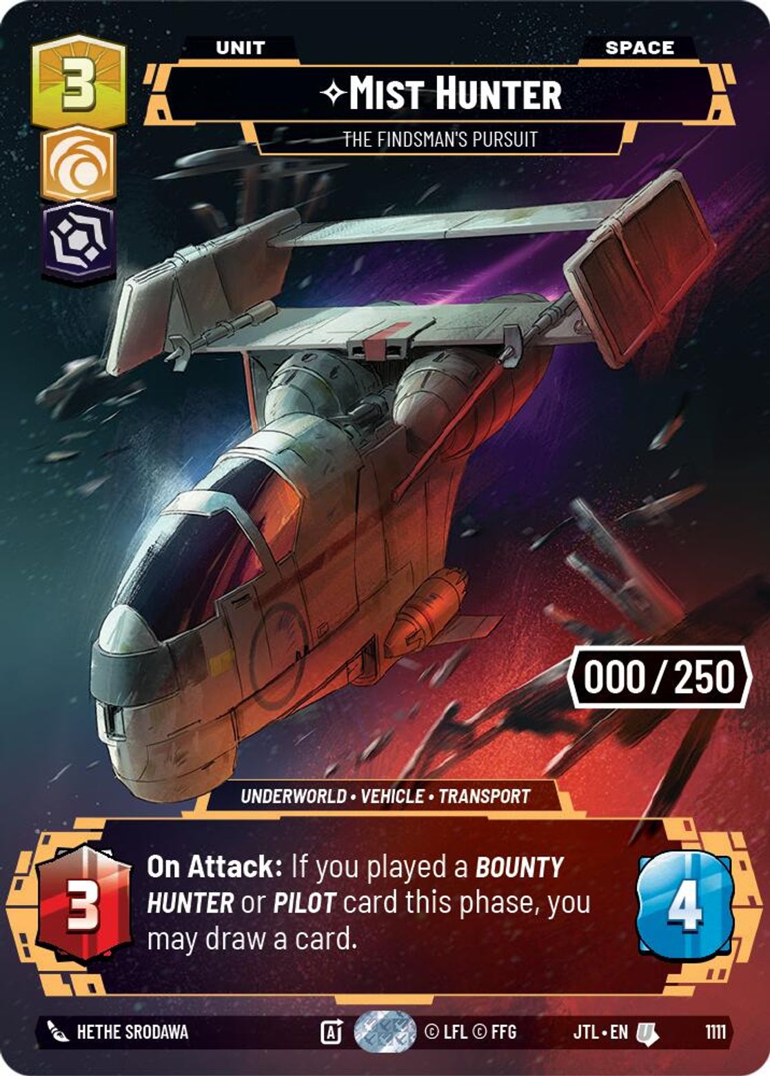 Mist Hunter, The Findsman's Pursuit — Jump To Lightspeed 1111