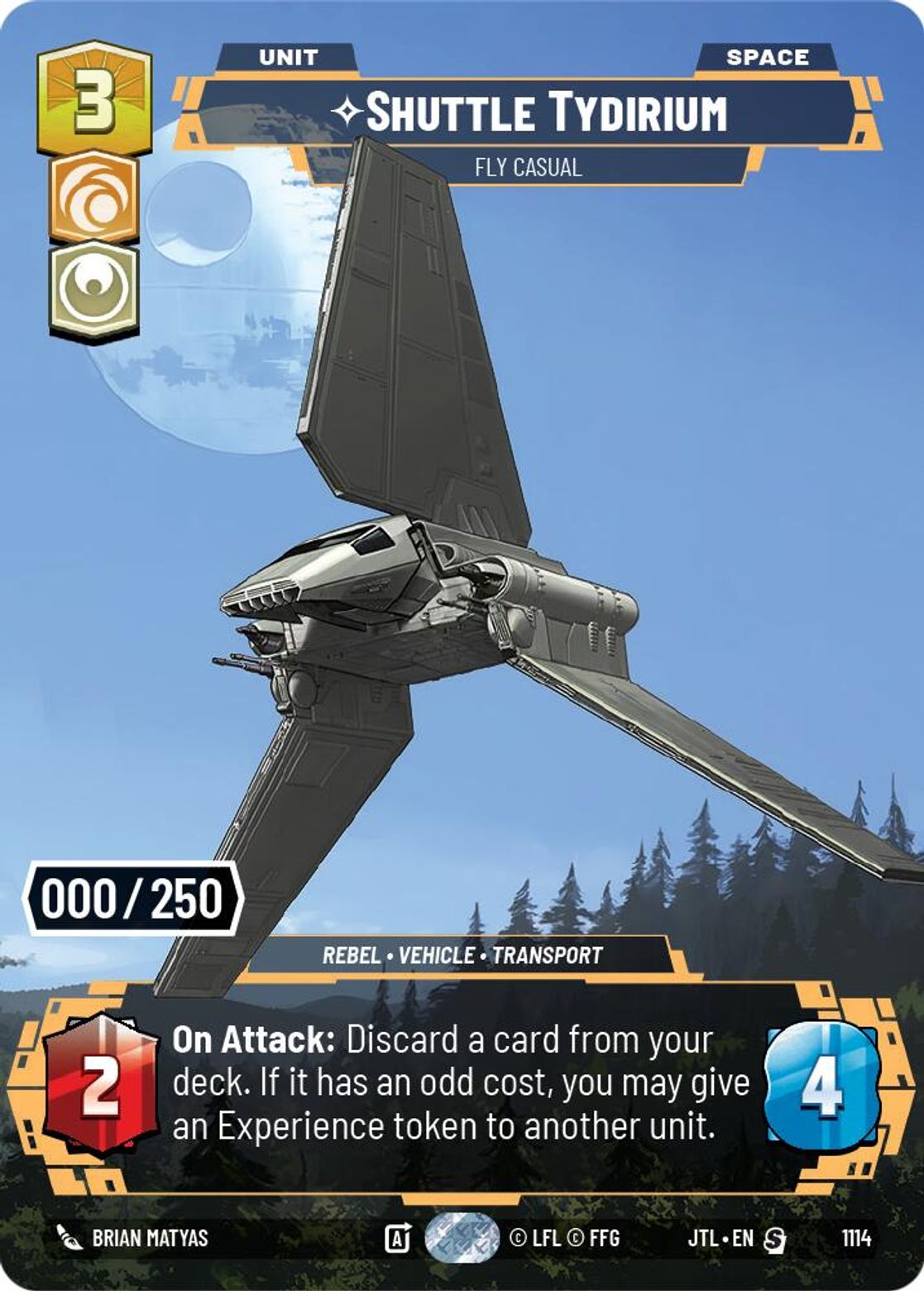 Shuttle Tydirium, Fly Casual — Jump To Lightspeed 1114