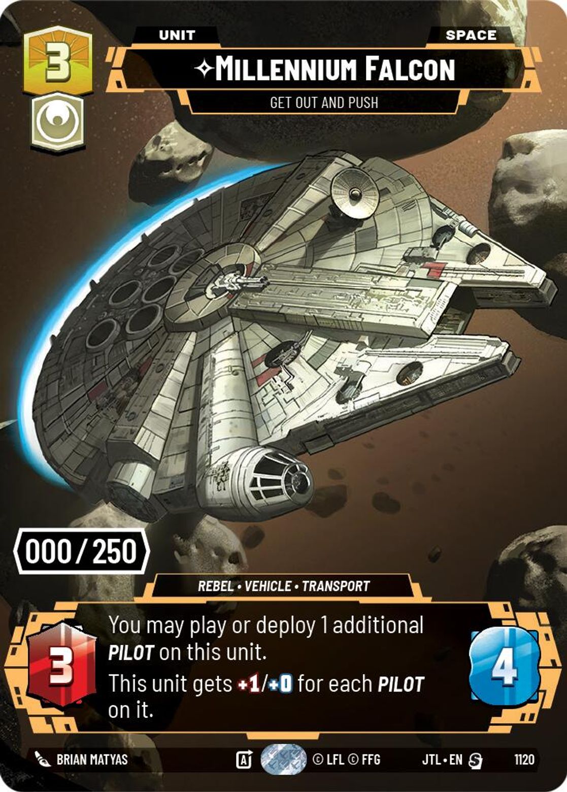 Millennium Falcon, Get Out And Push — Jump To Lightspeed 1120