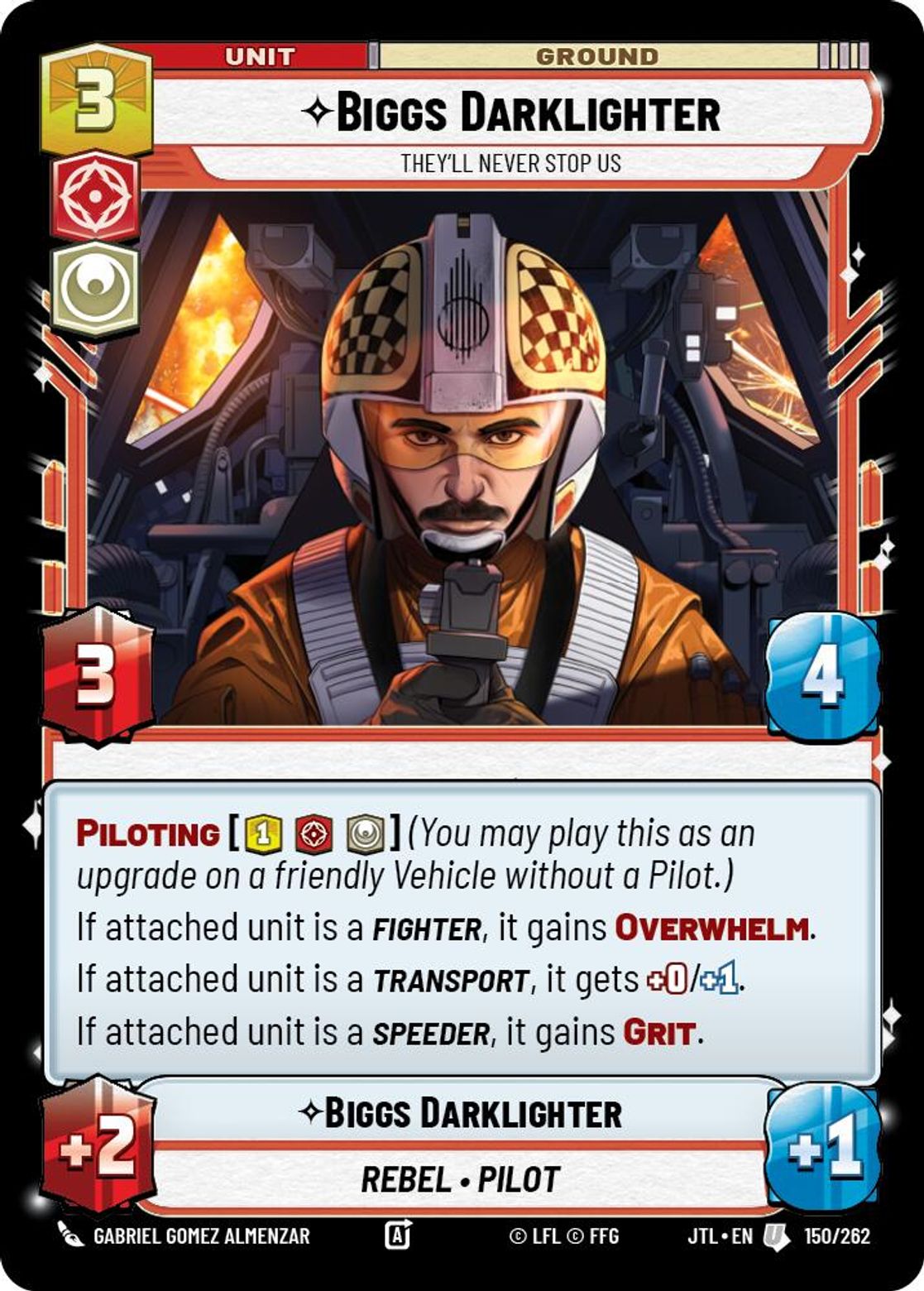 Biggs Darklighter, They'll Never Stop Us