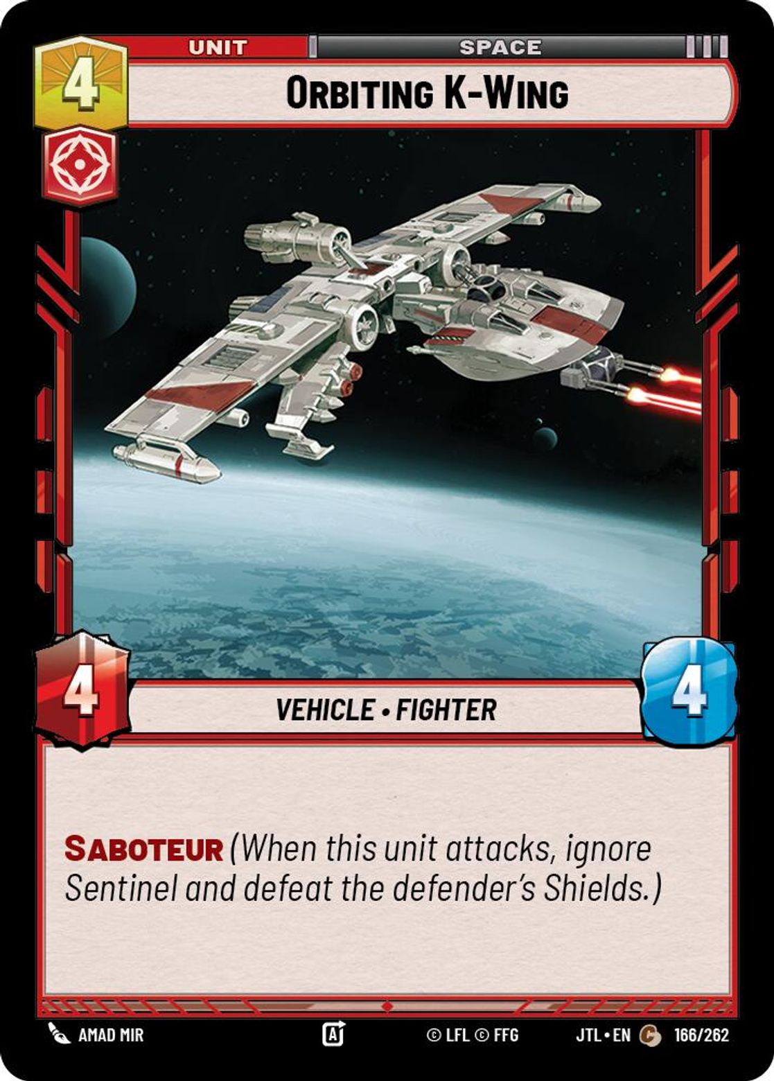 Orbiting K-Wing — Jump To Lightspeed 166