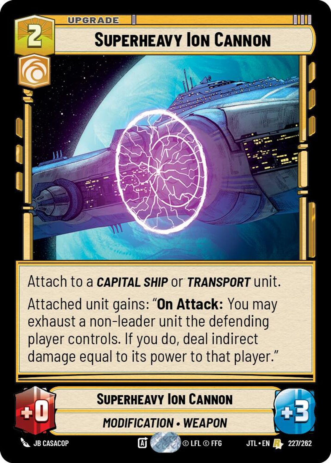 Superheavy Ion Cannon — Jump To Lightspeed 227
