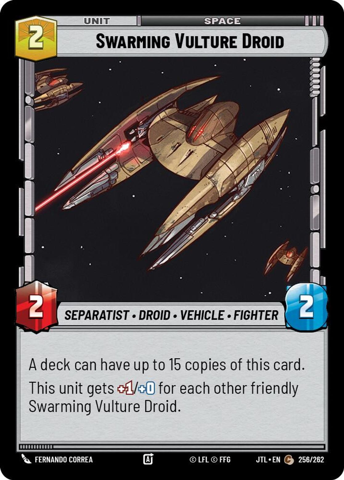 Swarming Vulture Droid — Jump To Lightspeed 256