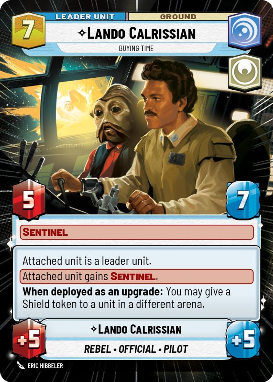 Lando Calrissian, Buying Time (verso)
