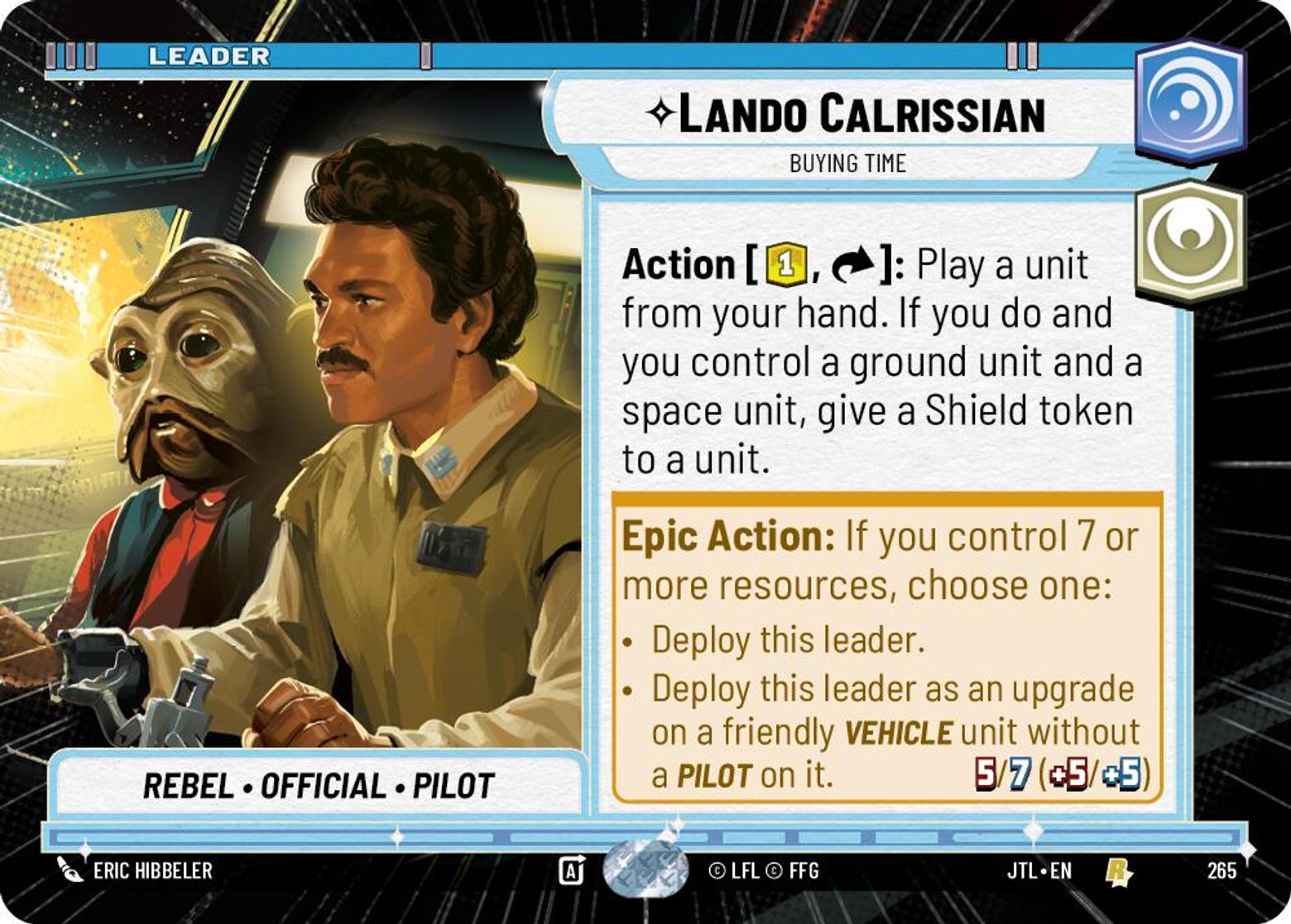 Lando Calrissian, Buying Time — Jump To Lightspeed 265