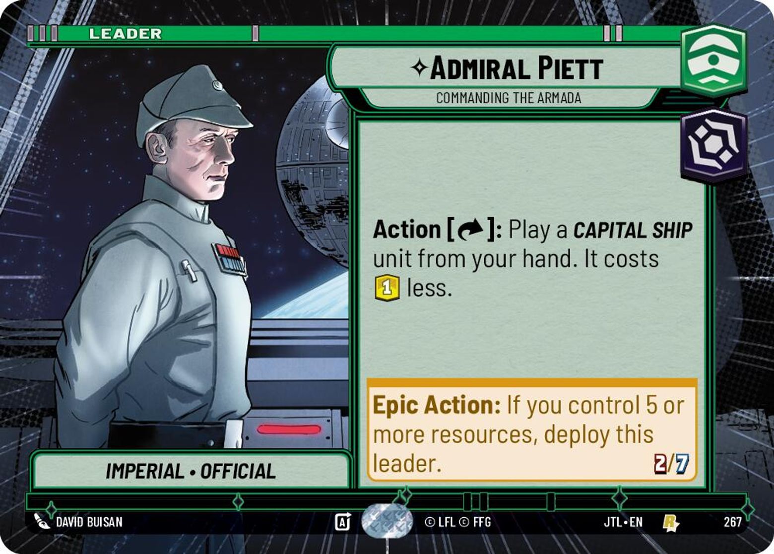 Admiral Piett, Commanding the Armada — Jump To Lightspeed 267