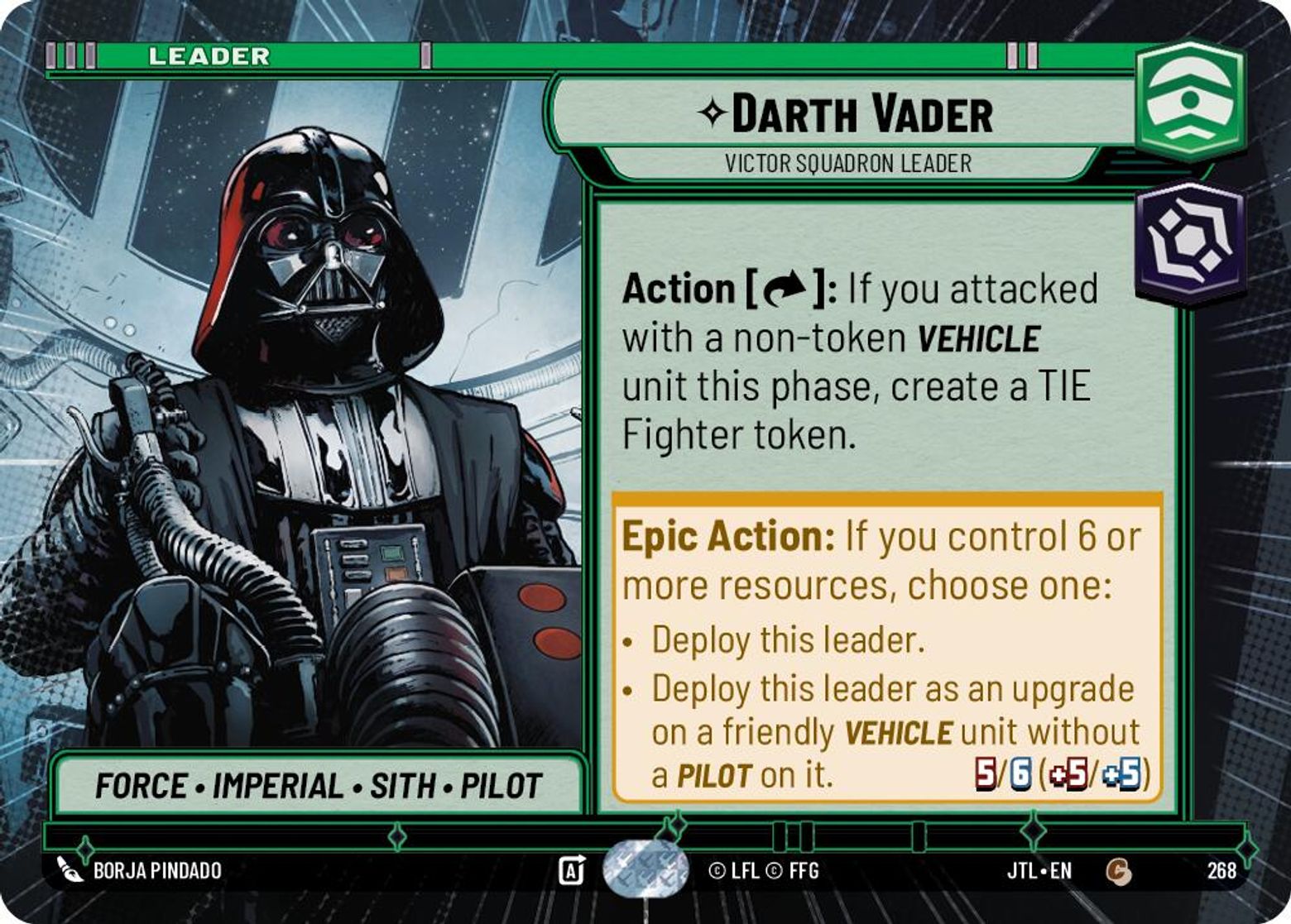 Darth Vader, Victor Squadron Leader — Jump To Lightspeed 268