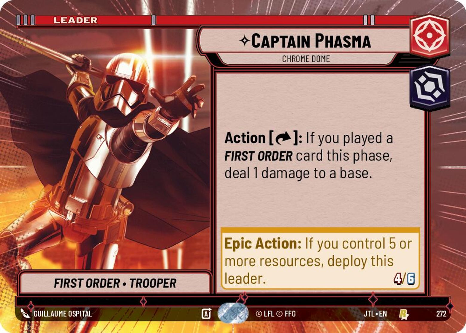 Captain Phasma, Chrome Dome — Jump To Lightspeed 272