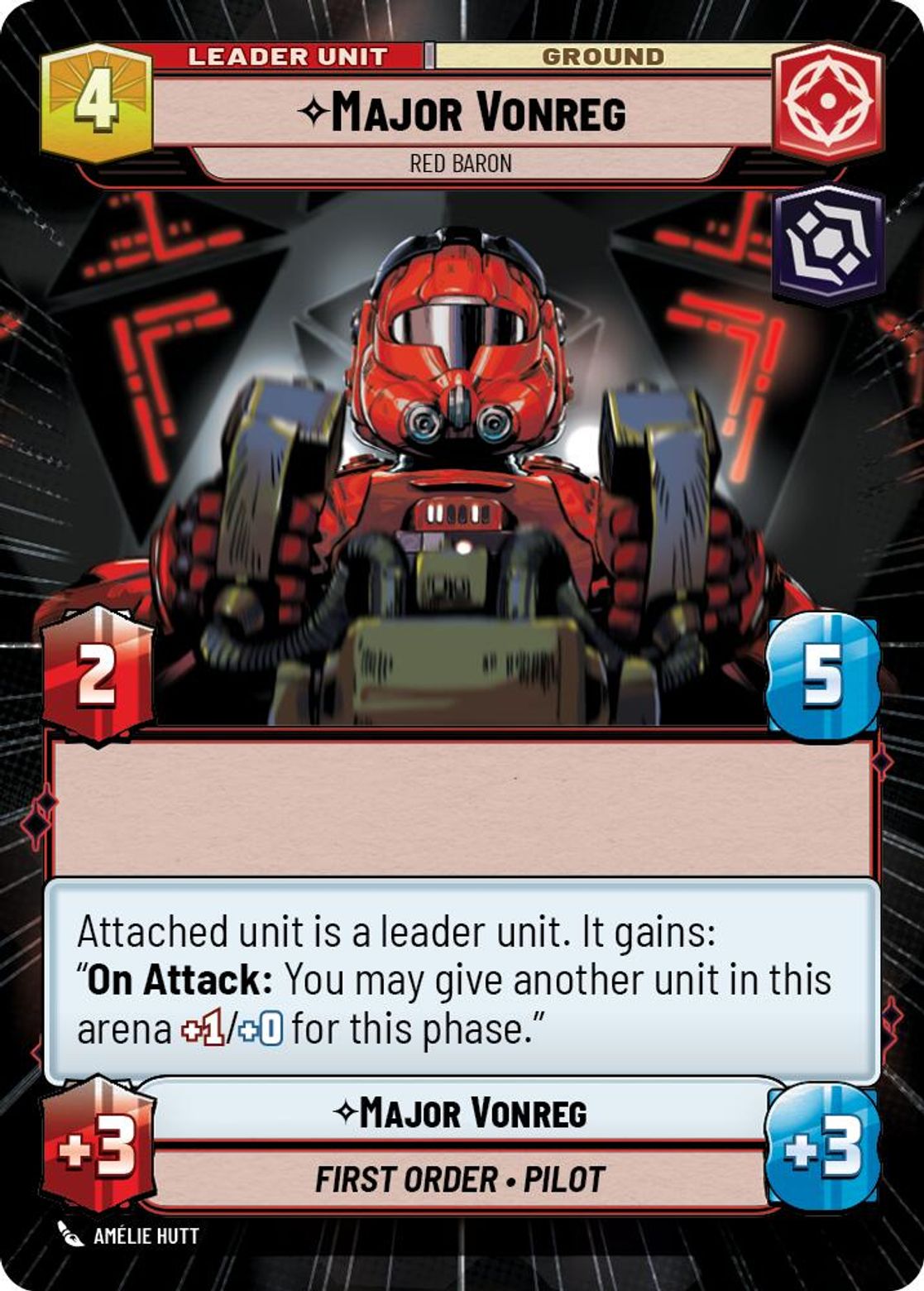 Major Vonreg, Red Baron (verso)