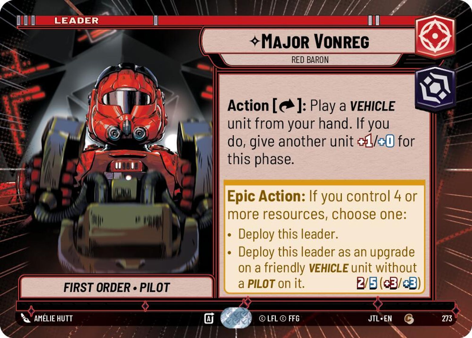 Major Vonreg, Red Baron — Jump To Lightspeed 273