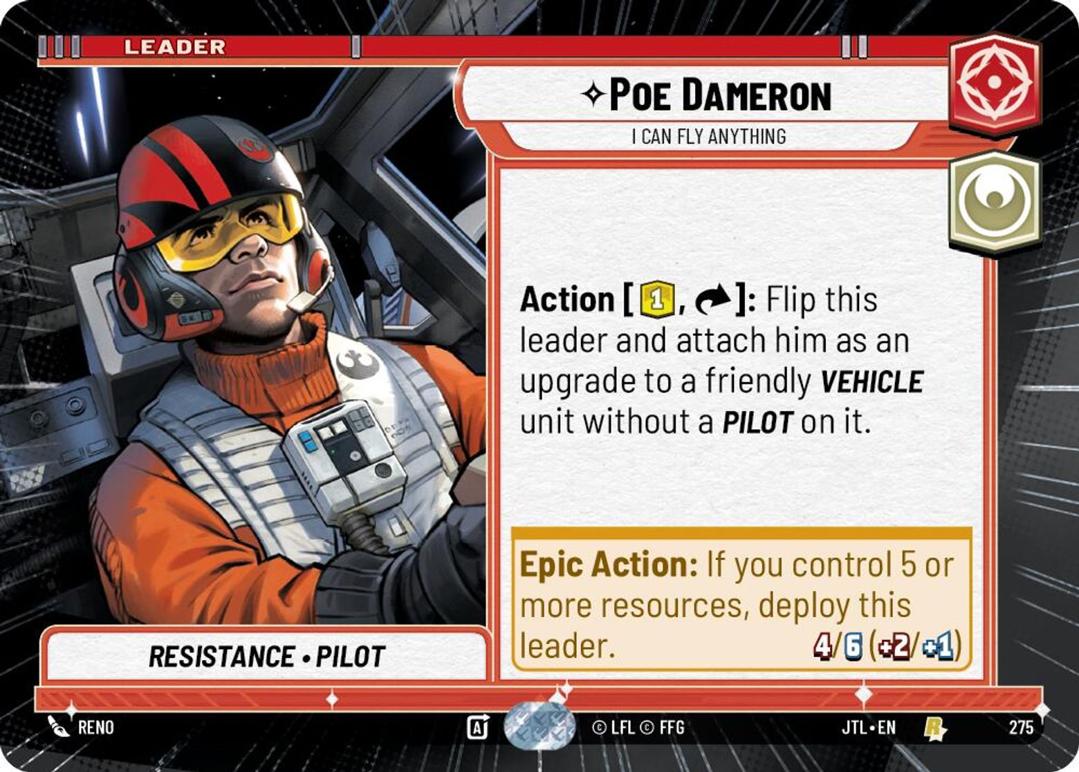 Poe Dameron, I Can Fly Anything — Jump To Lightspeed 275