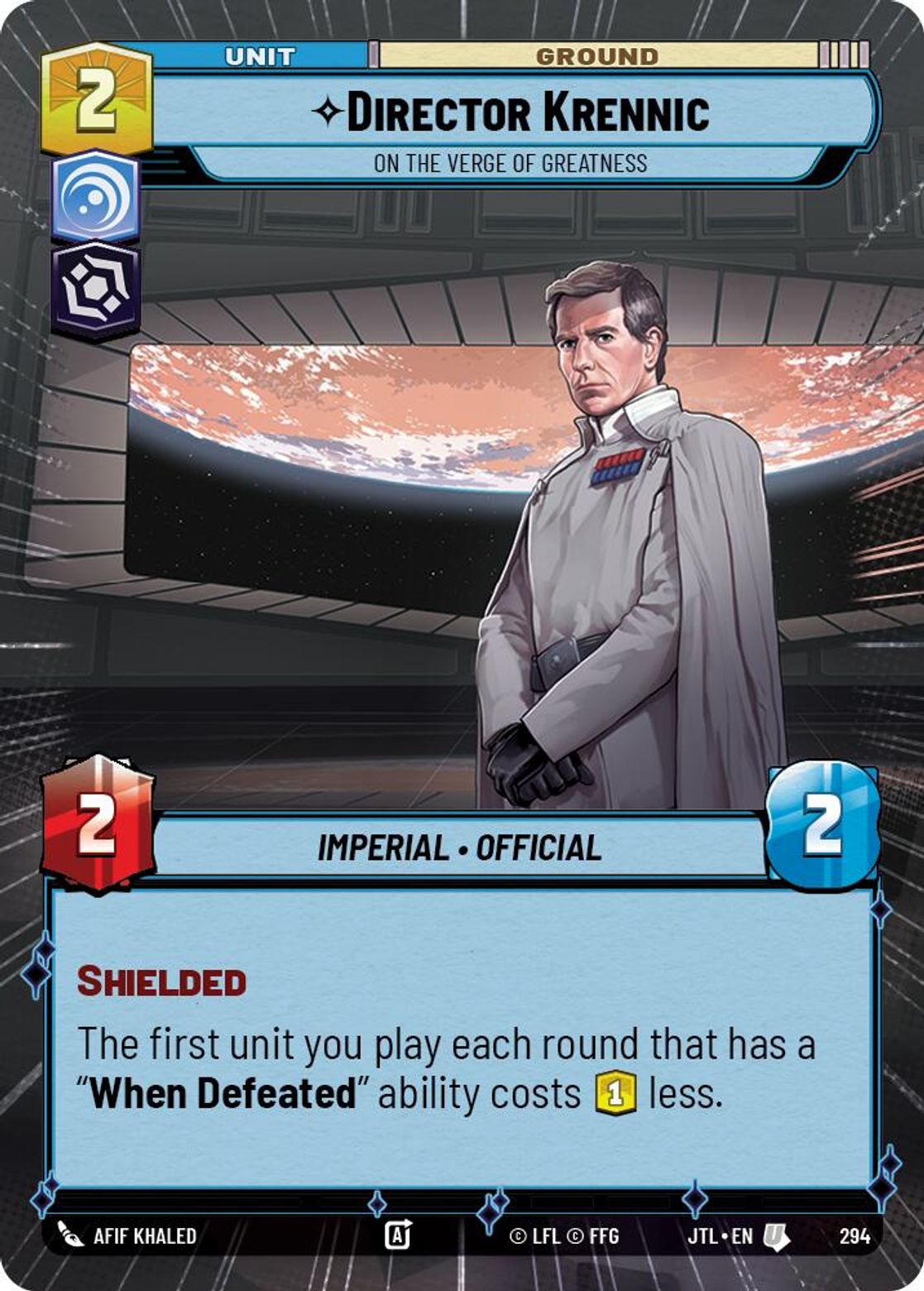 Director Krennic, On the Verge Of Greatness — Jump To Lightspeed 294