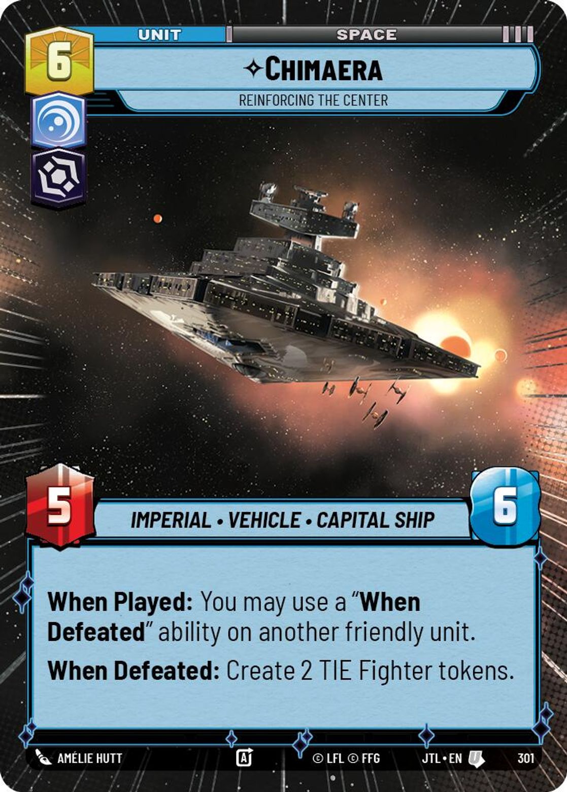 Chimaera, Reinforcing the Center — Jump To Lightspeed 301