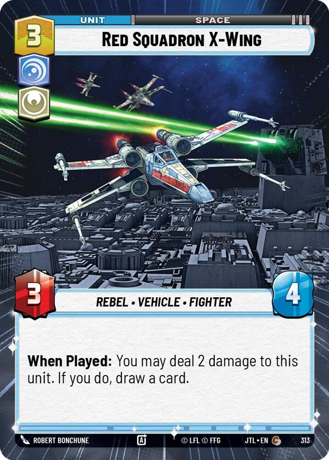 Red Squadron X-Wing — Jump To Lightspeed 313