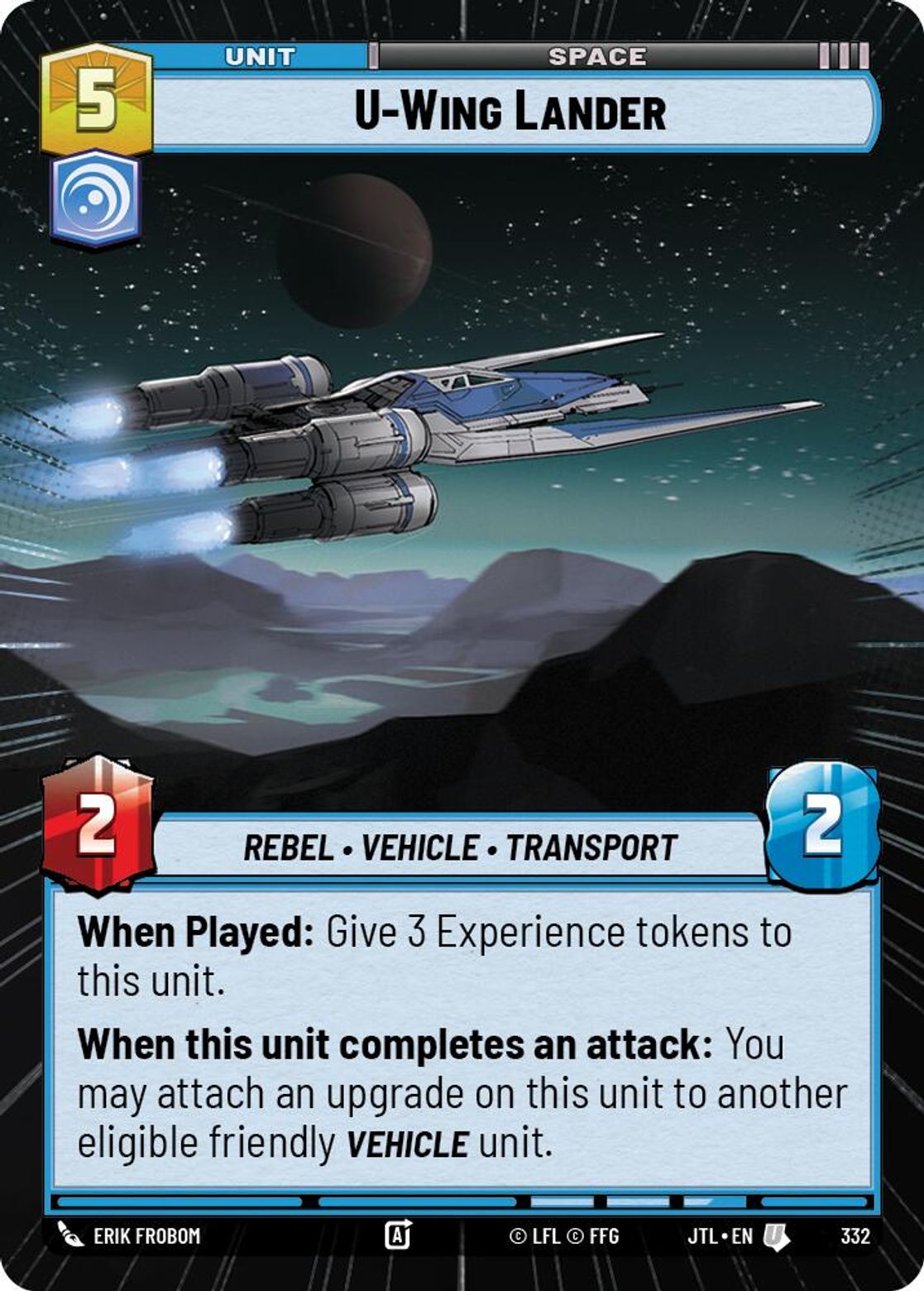 U-Wing Lander — Jump To Lightspeed 332