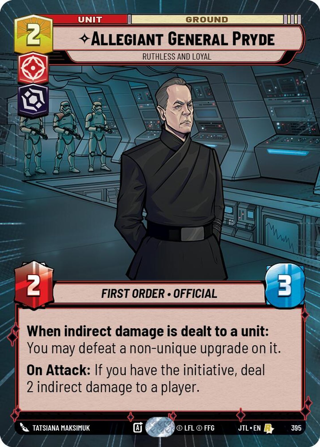 Allegiant General Pryde, Ruthless and Loyal — Jump To Lightspeed 395