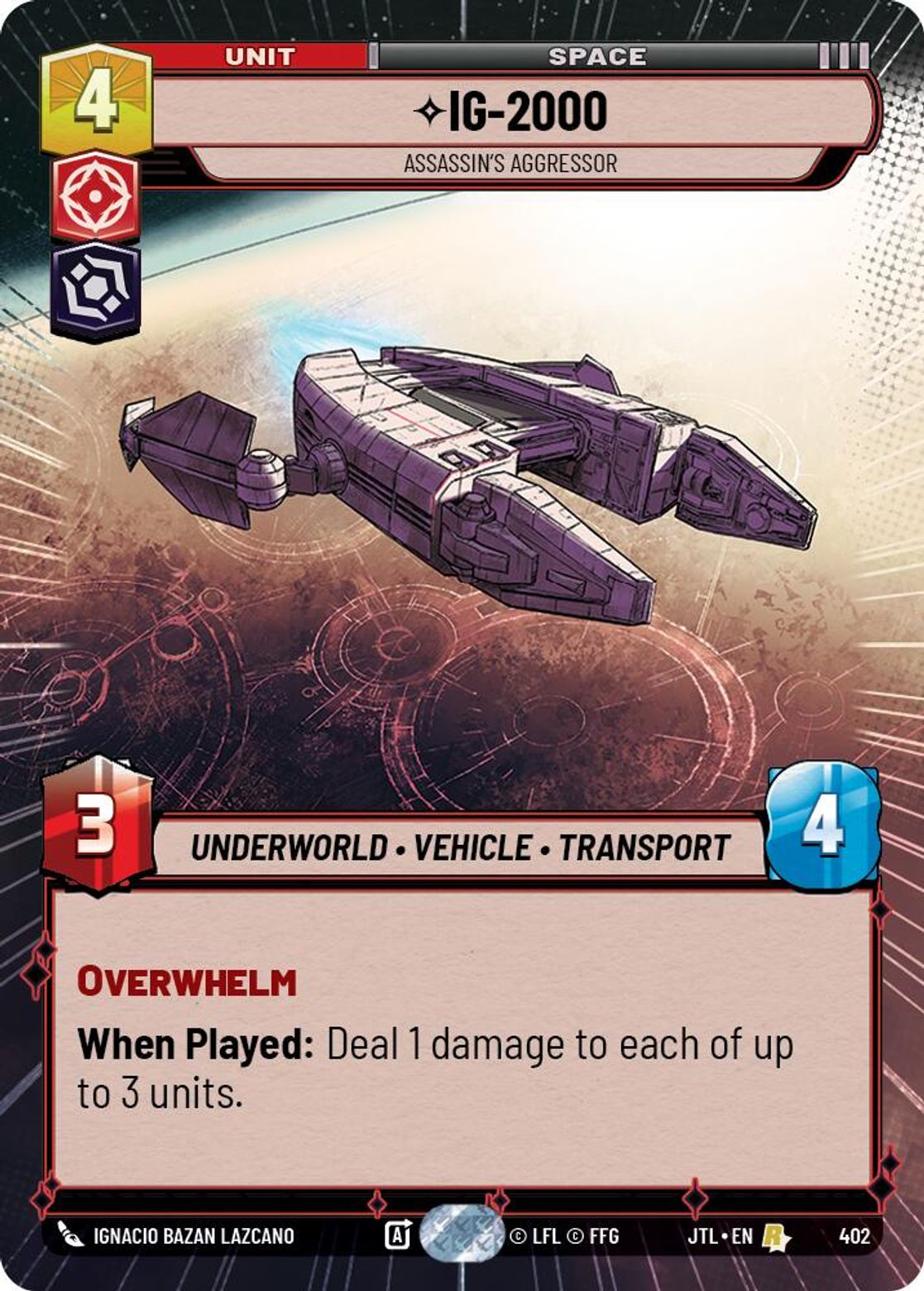 IG-2000, Assassin's Aggressor — Jump To Lightspeed 402