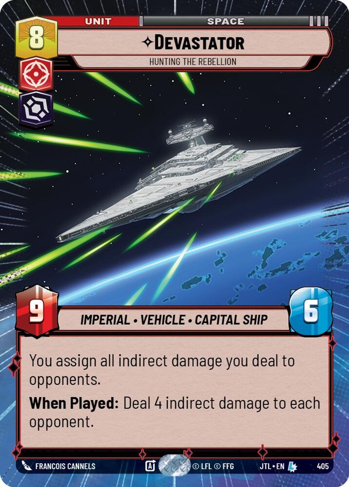 Devastator, Hunting the Rebellion — Jump To Lightspeed 405
