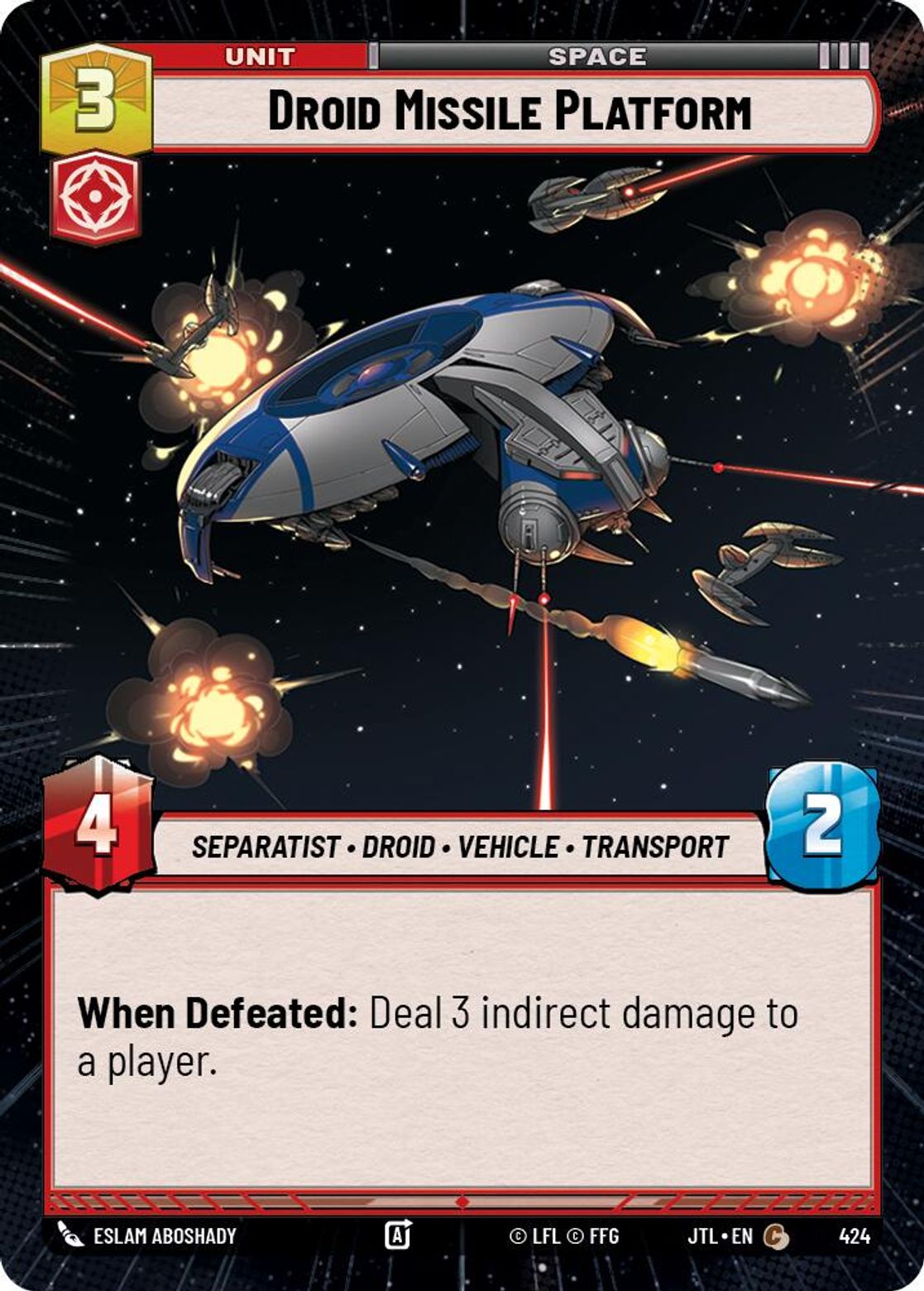Droid Missile Platform — Jump To Lightspeed 424