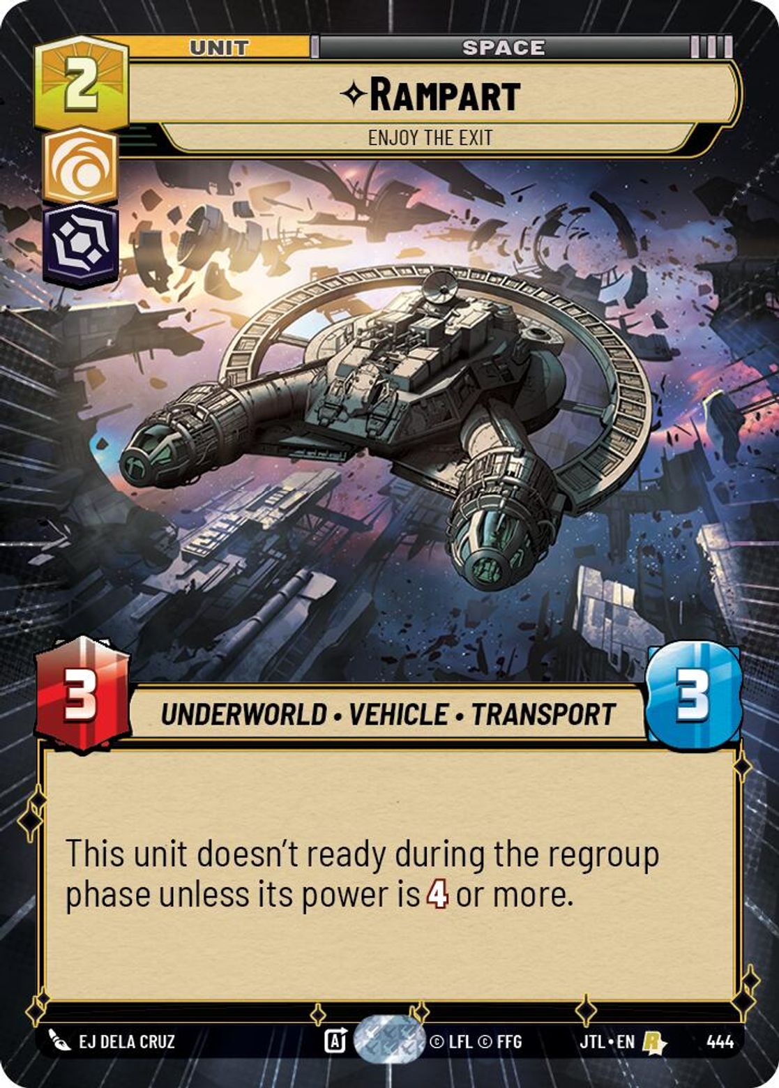 Rampart, Enjoy the Exit — Jump To Lightspeed 444