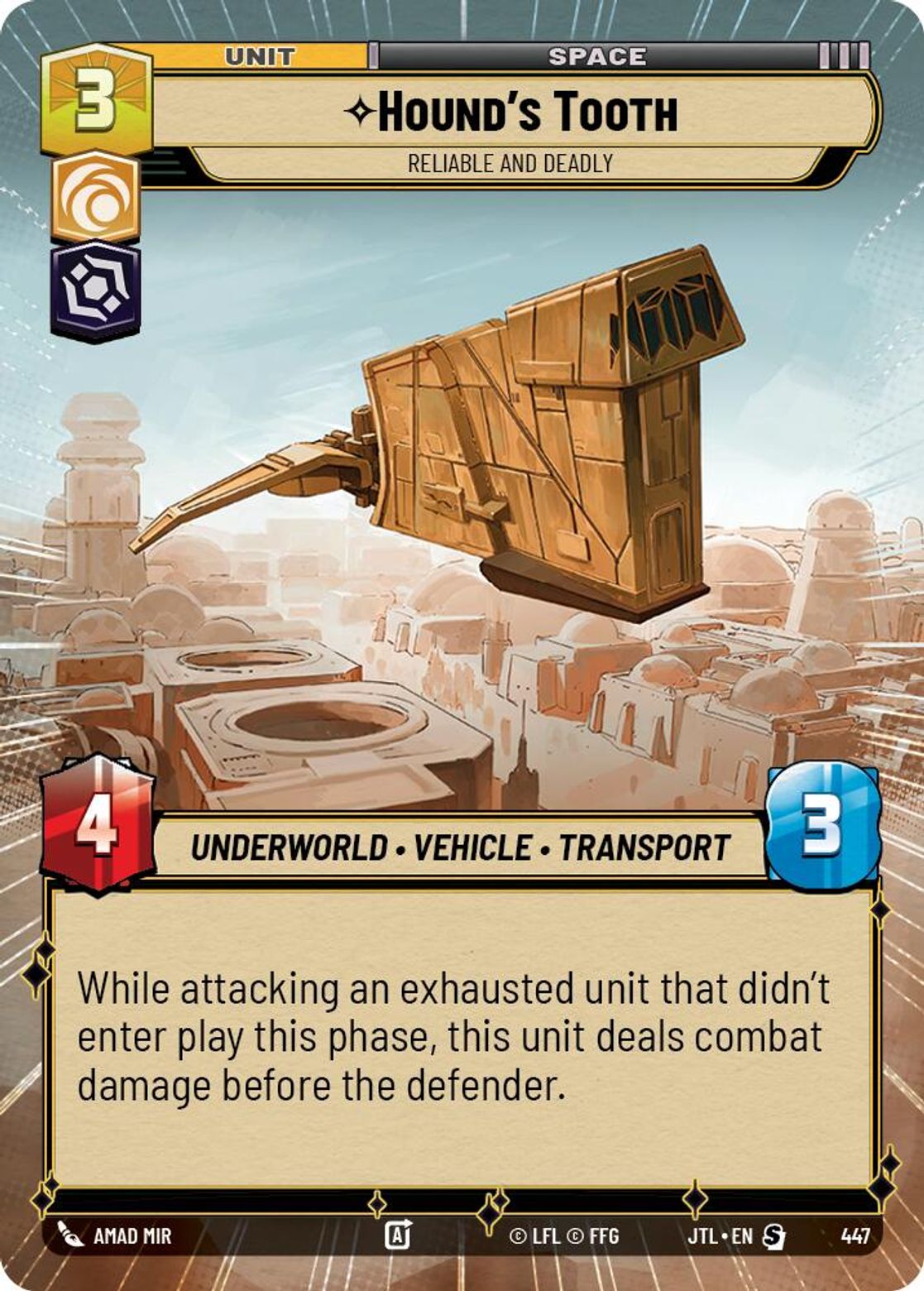 Hound's Tooth, Reliable and Deadly — Jump To Lightspeed 447