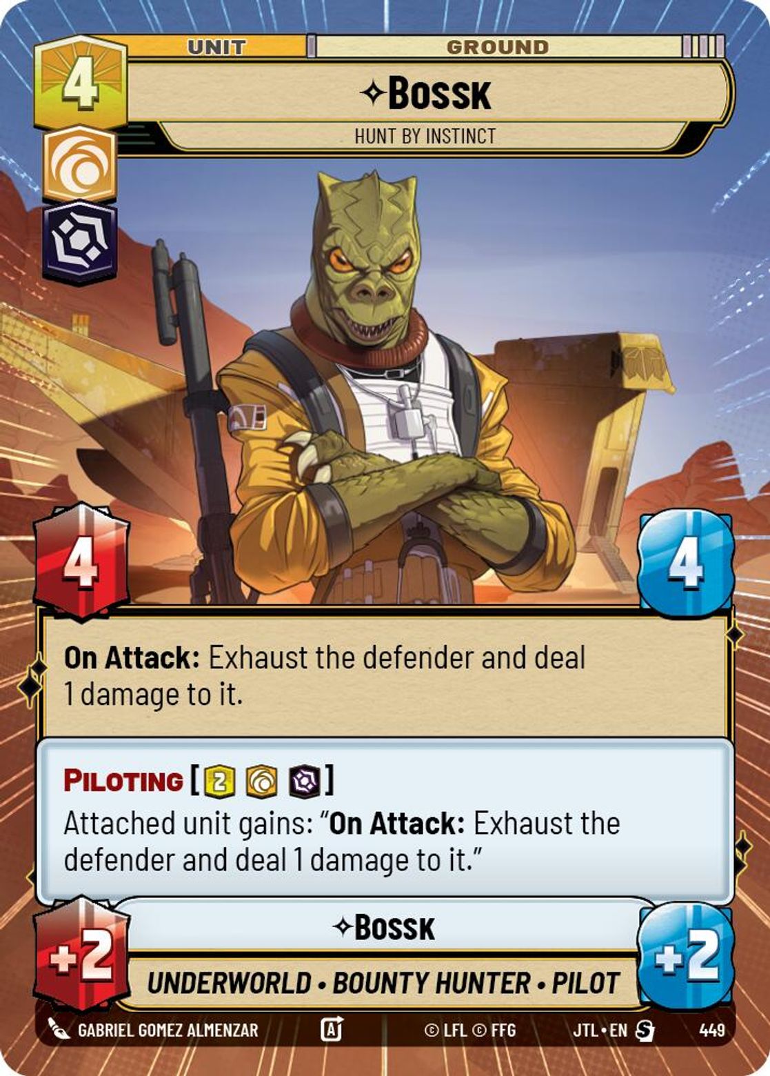 Bossk, Hunt By Instinct — Jump To Lightspeed 449