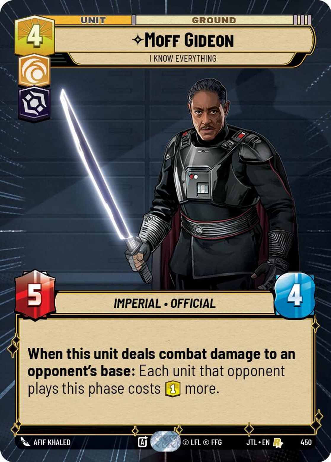 Moff Gideon, I Know Everything — Jump To Lightspeed 450