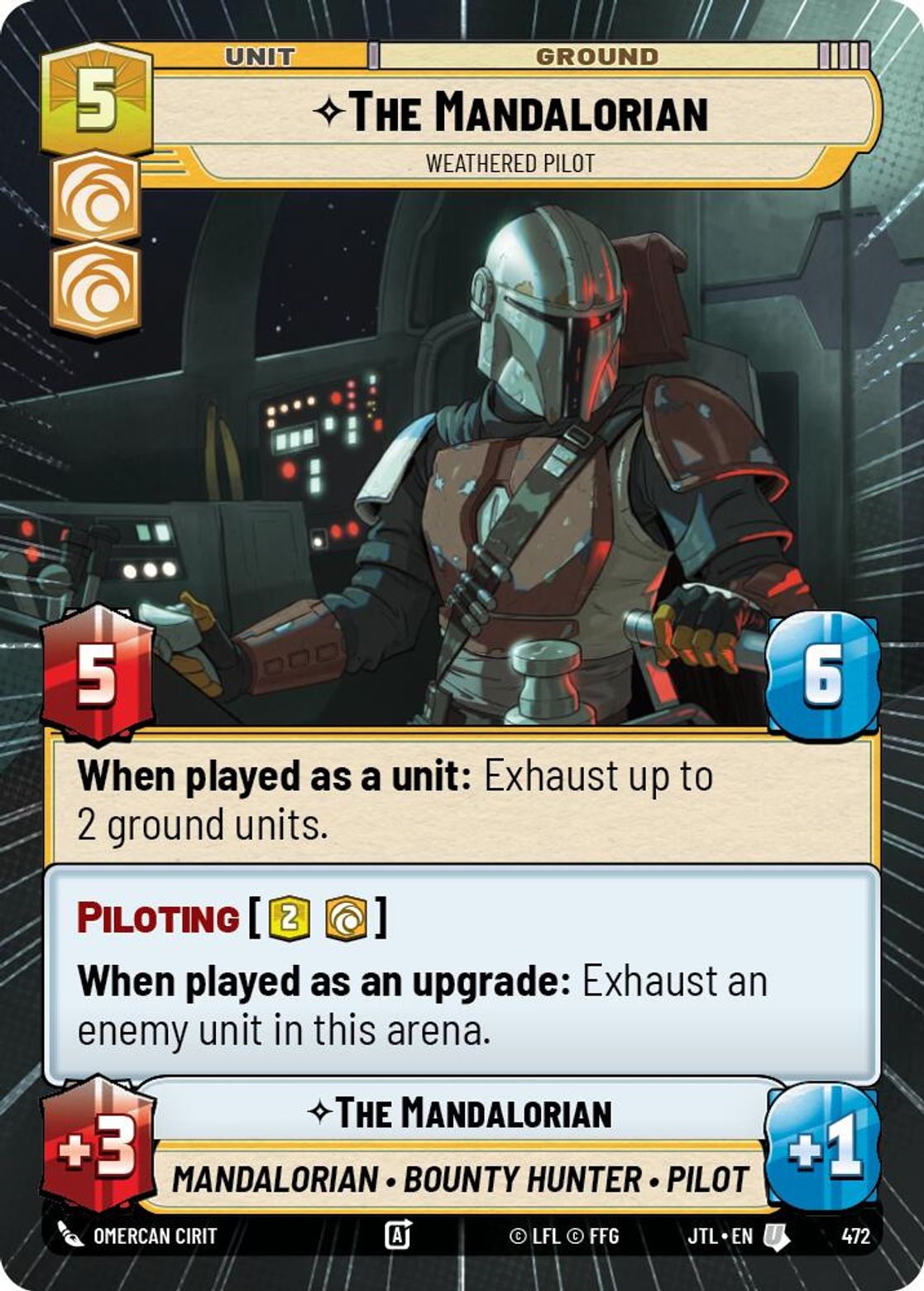 The Mandalorian, Weathered Pilot — Jump To Lightspeed 472