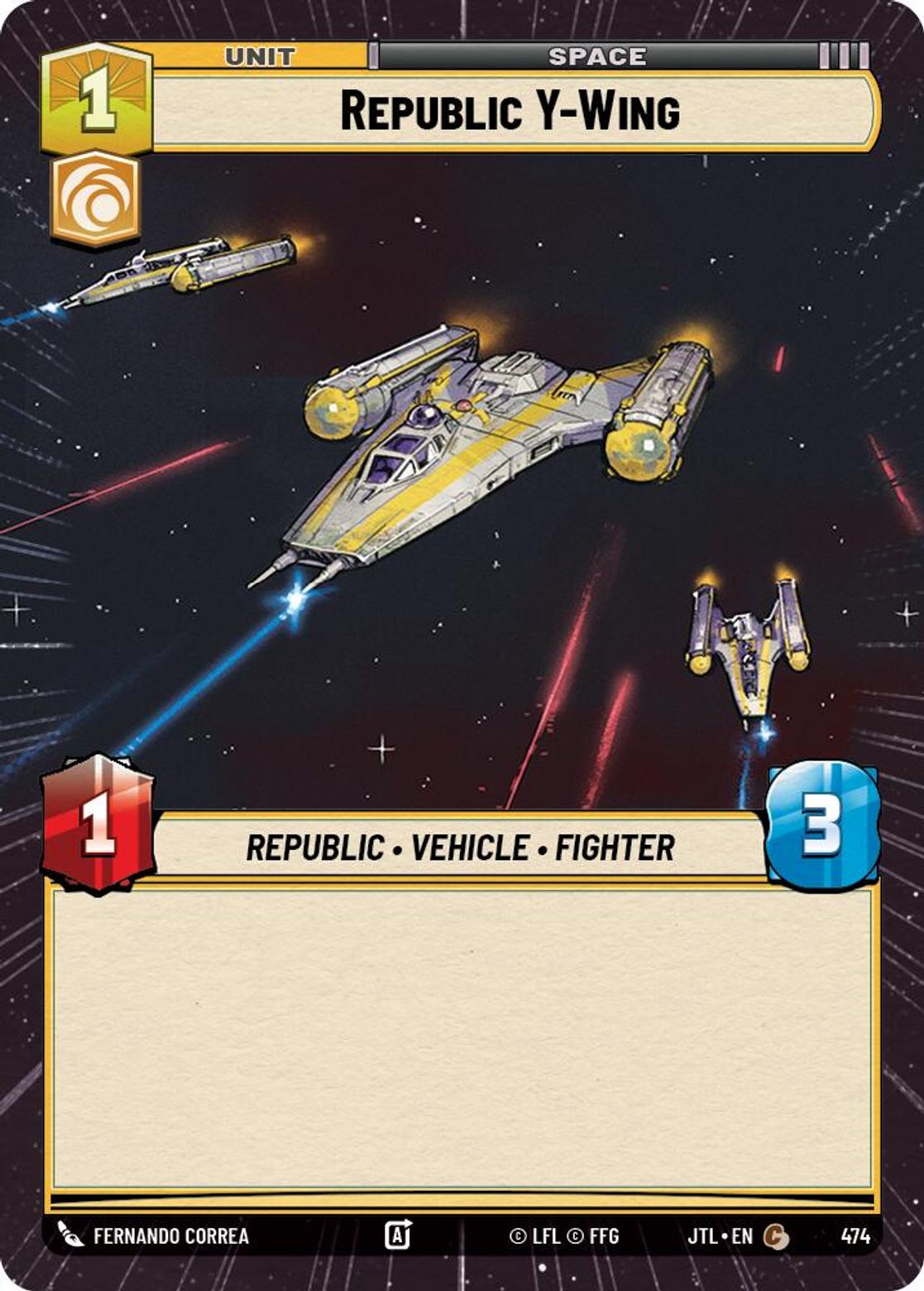 Republic Y-Wing — Jump To Lightspeed 474