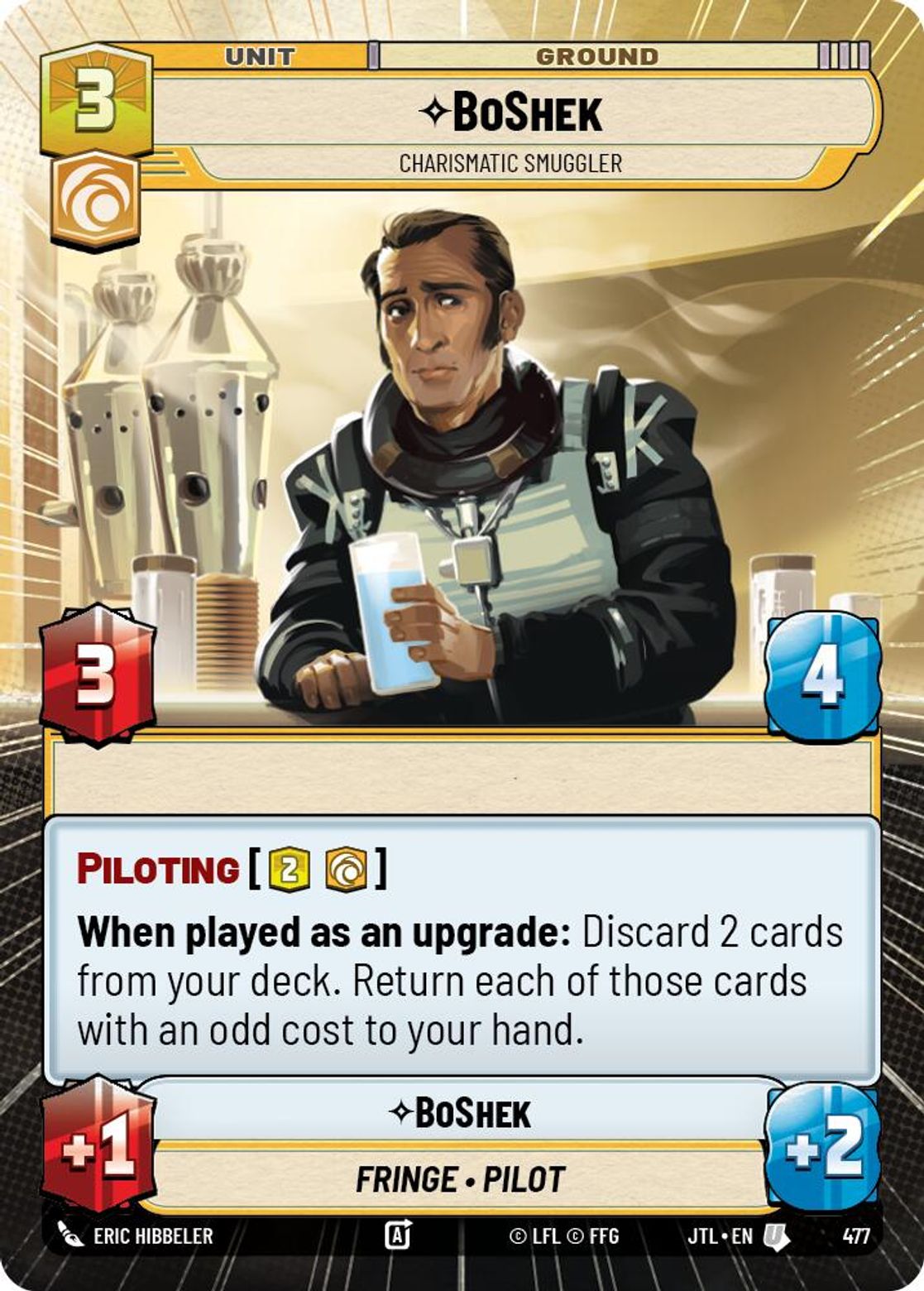 BoShek, Charismatic Smuggler — Jump To Lightspeed 477