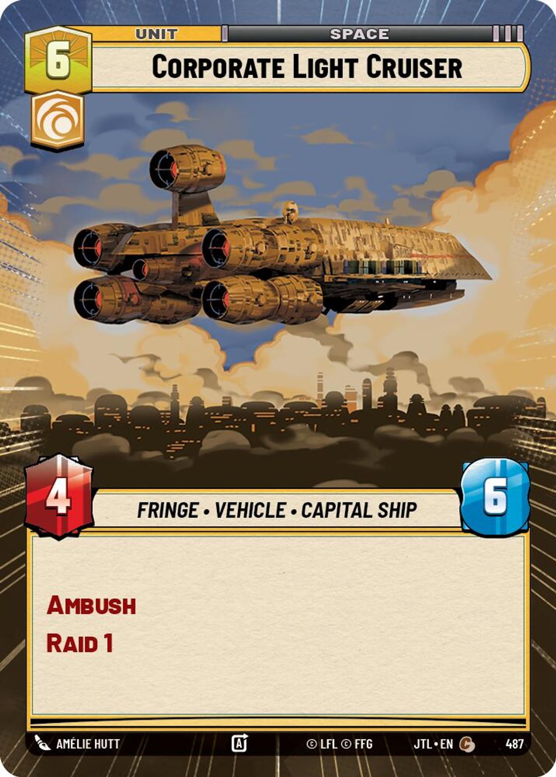 Corporate Light Cruiser — Jump To Lightspeed 487