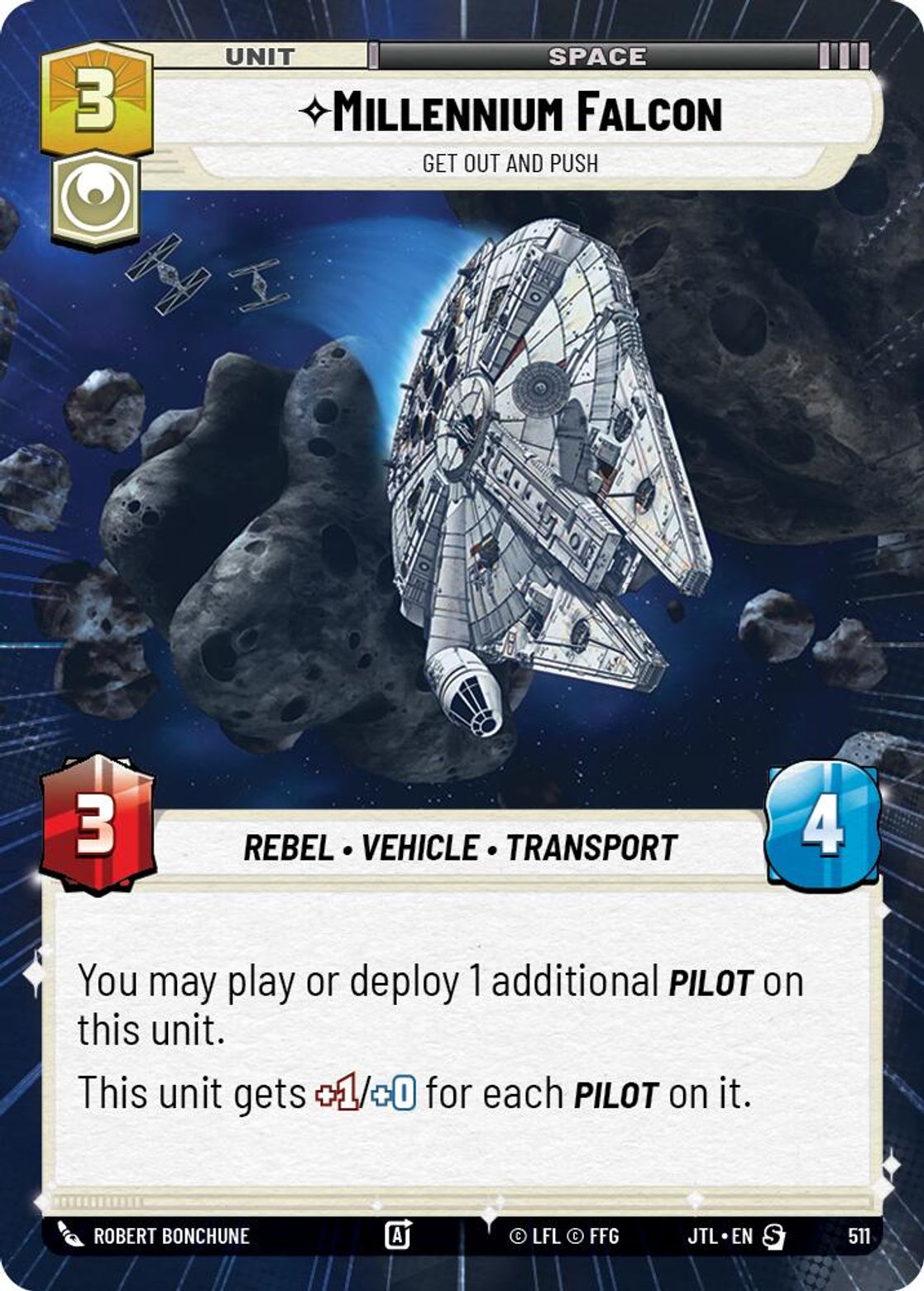 Millennium Falcon, Get Out And Push — Jump To Lightspeed 511