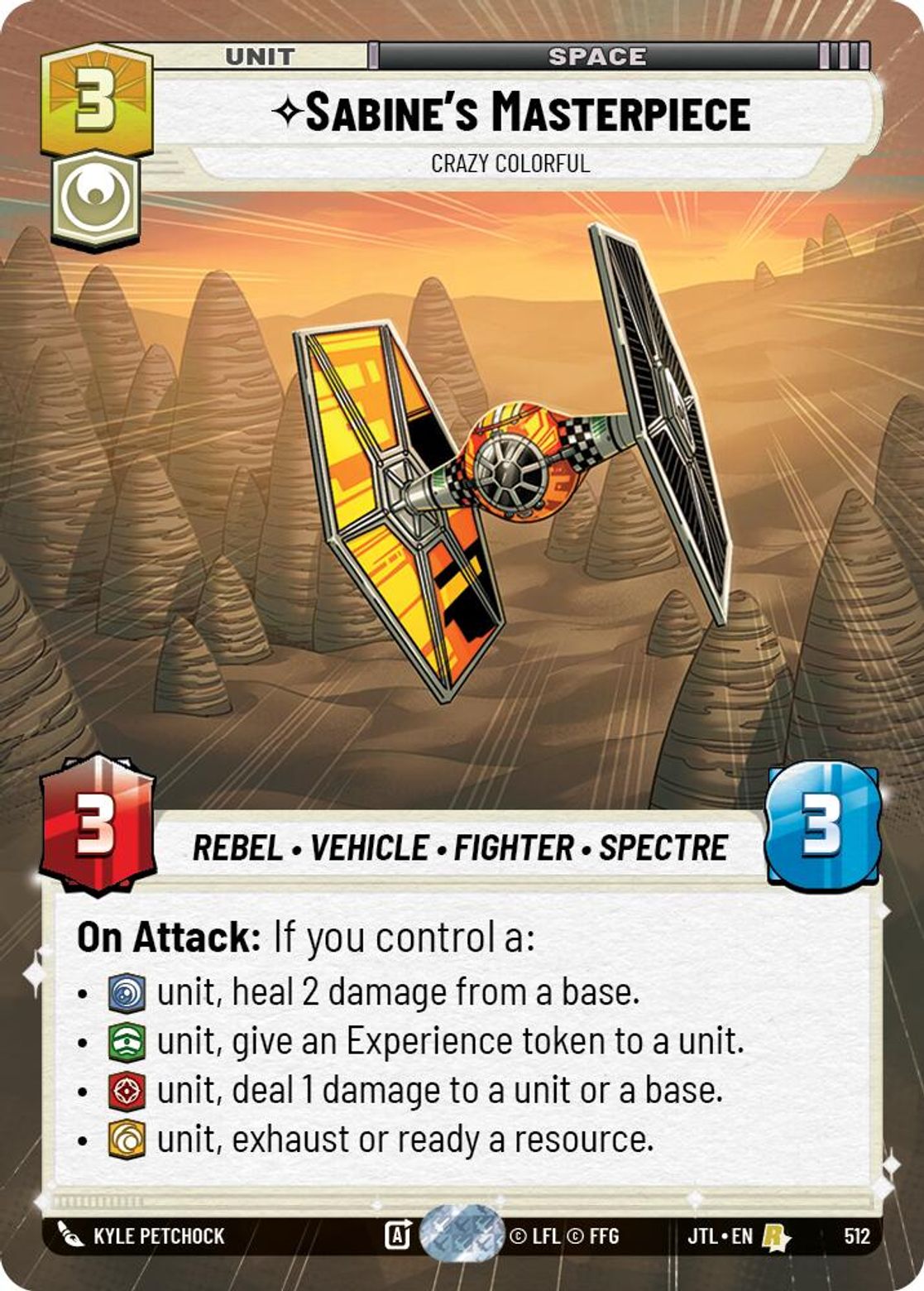 Sabine's Masterpiece, Crazy Colorful — Jump To Lightspeed 512