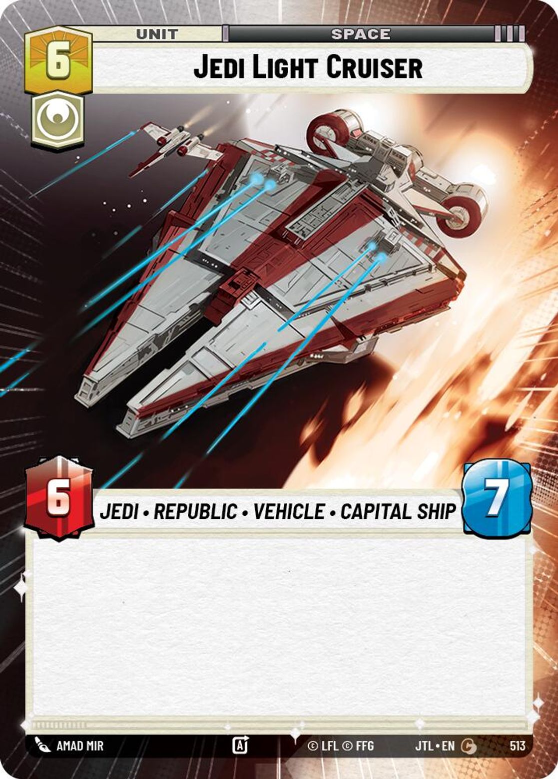 Jedi Light Cruiser — Jump To Lightspeed 513