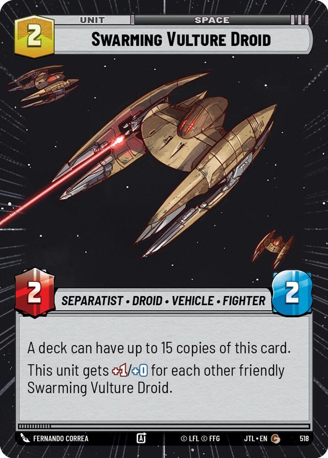 Swarming Vulture Droid — Jump To Lightspeed 518