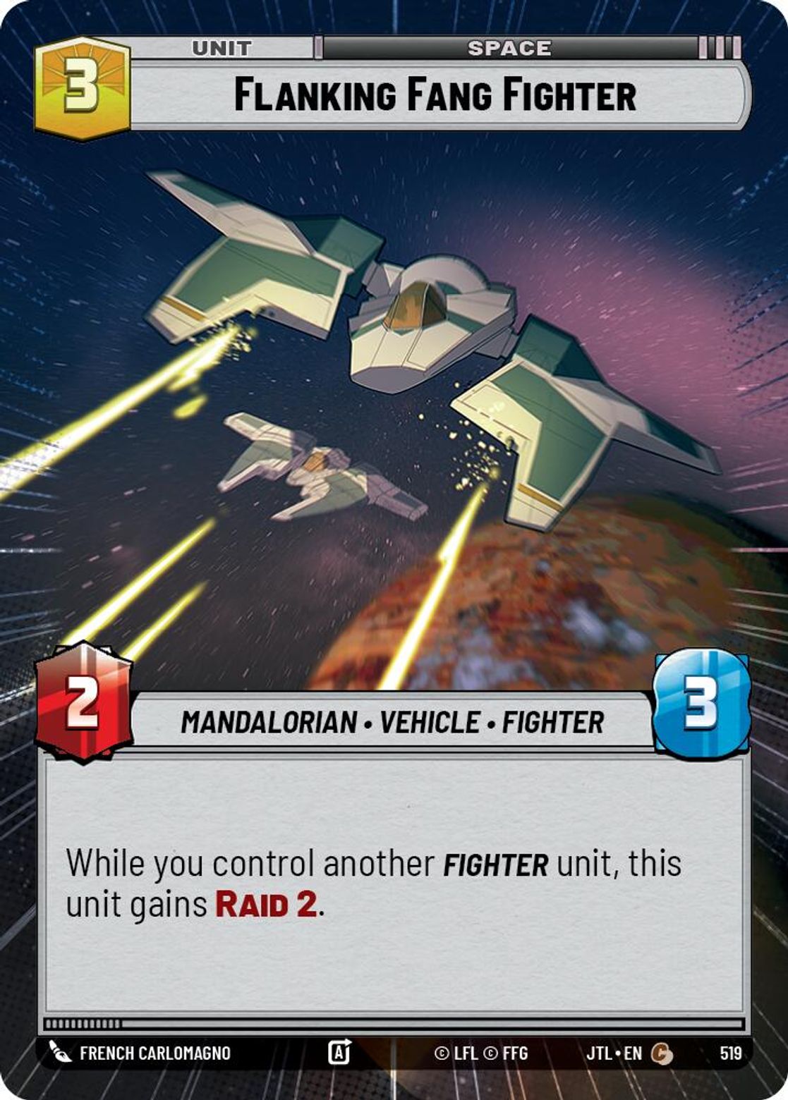Flanking Fang Fighter — Jump To Lightspeed 519