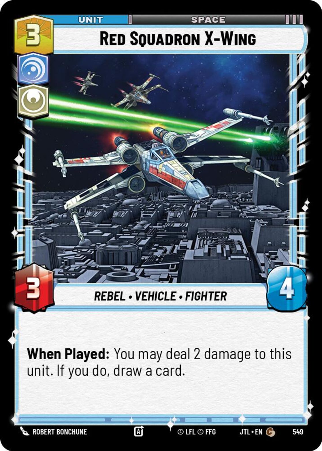 Red Squadron X-Wing — Jump To Lightspeed 549