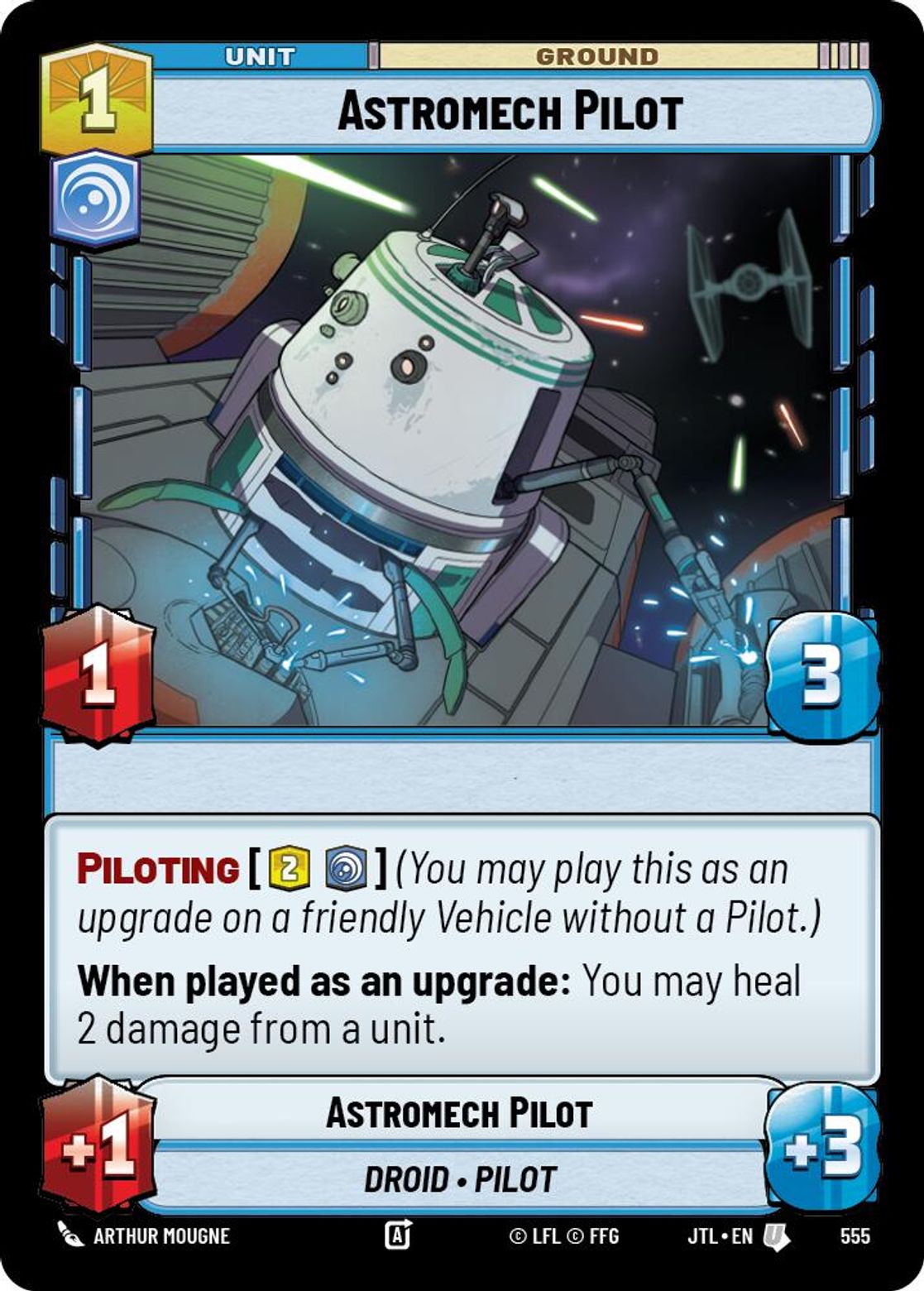 Astromech Pilot — Jump To Lightspeed 555