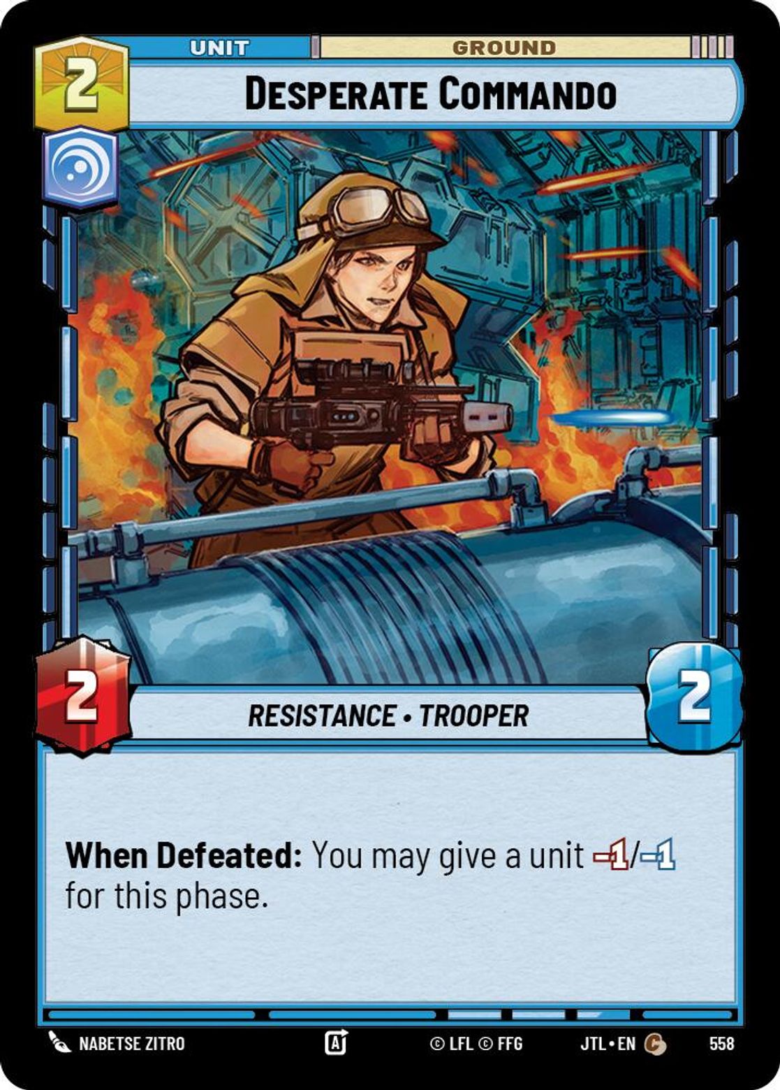 Desperate Commando — Jump To Lightspeed 558