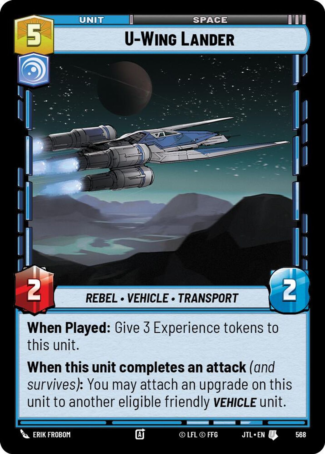U-Wing Lander — Jump To Lightspeed 568